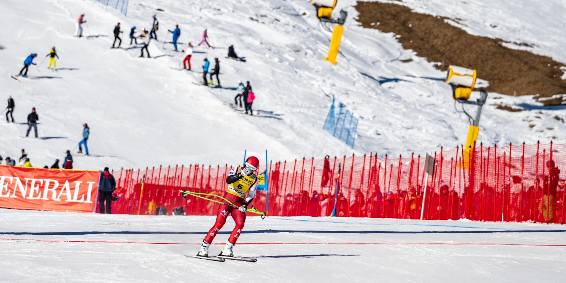 Snowmaking and stockpile help Italy's Livigno get ready for Games