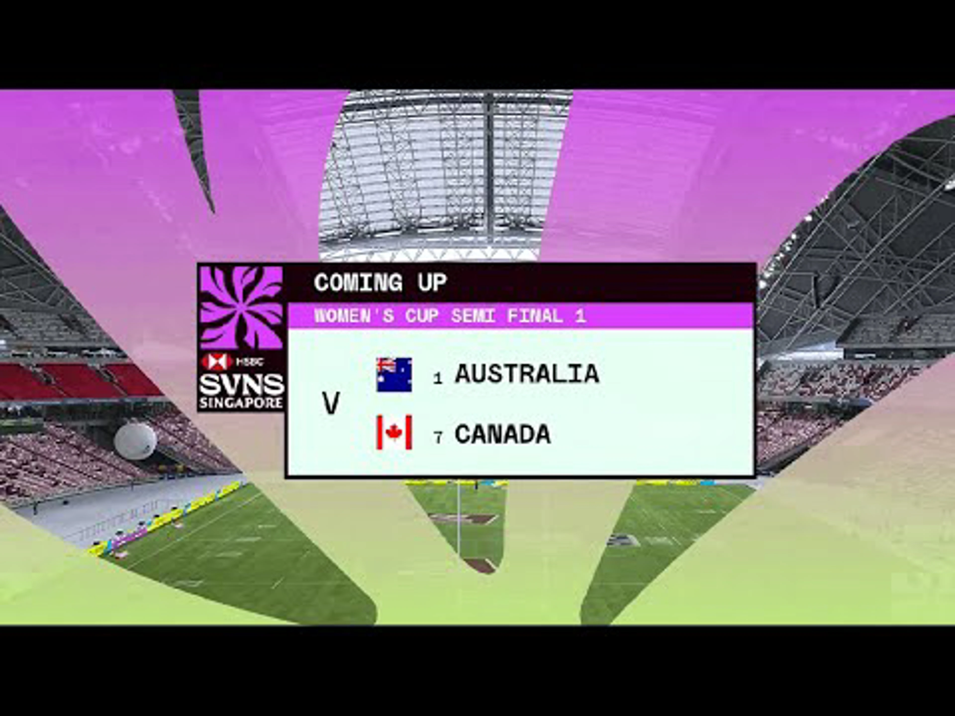 Australia v Canada | SF1 Highlights | World Rugby HSBC Women's Sevens Series Singapore