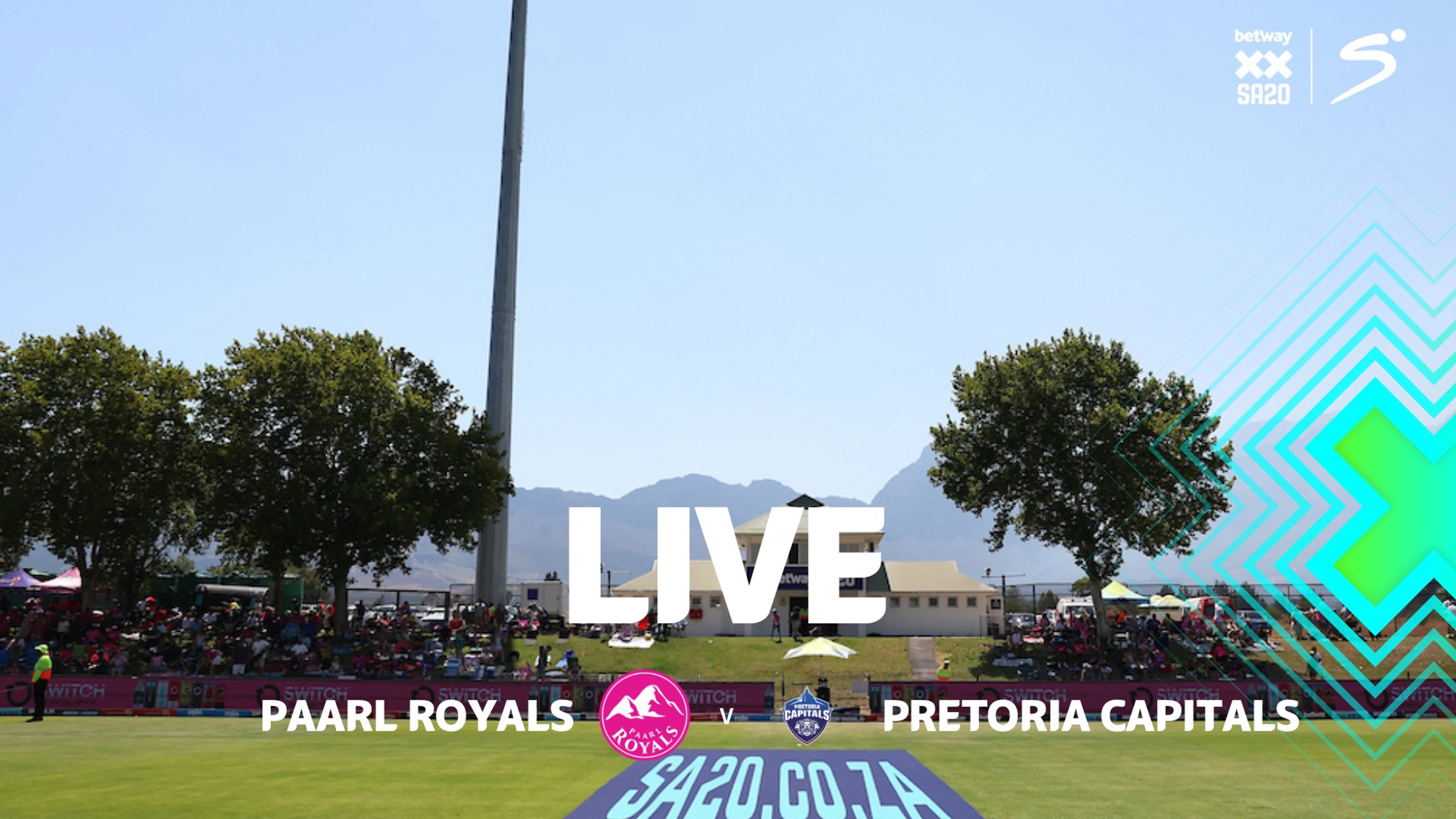 LIVE: SA20 - Paarl Royals v Pretoria Capitals