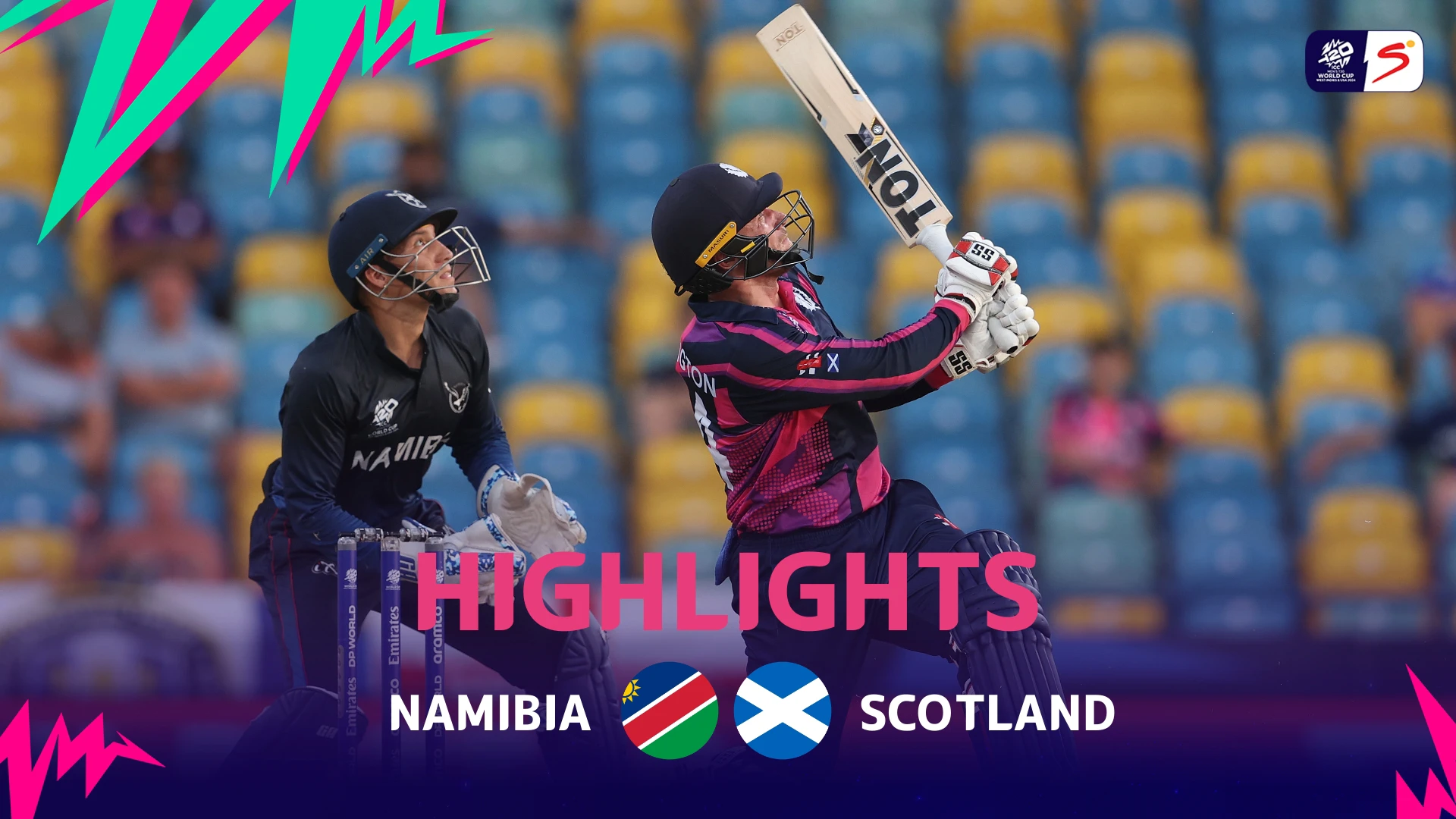 Namibia v Scotland | Match Highlights | Group B | ICC T20 World Cup