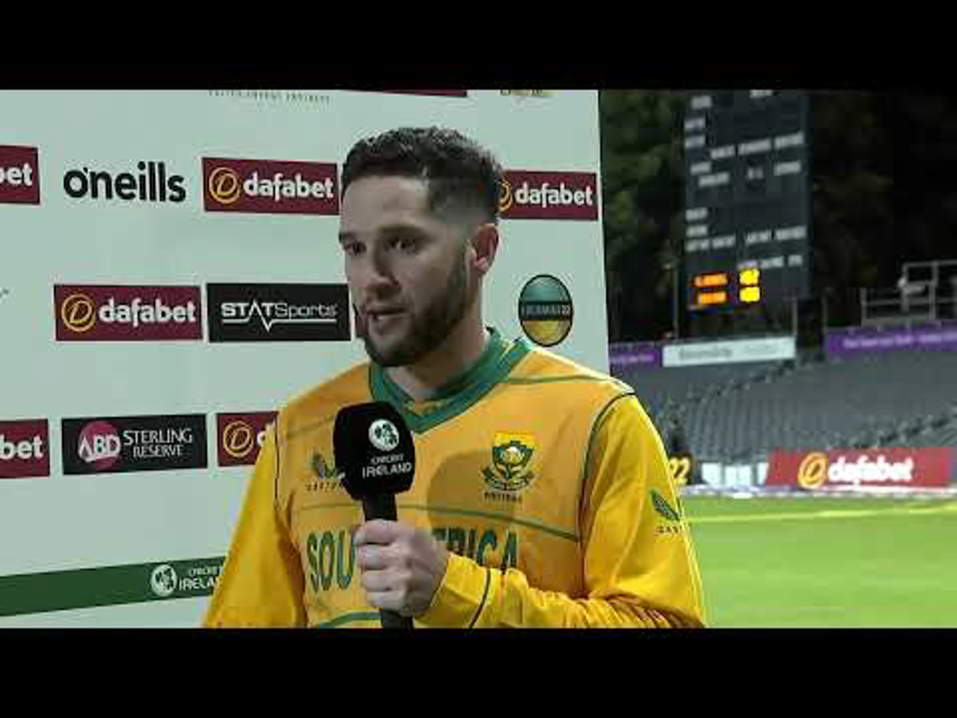 Ireland v South Africa T20 International | 2nd T20 | Post-match interview with Wayne Parnell