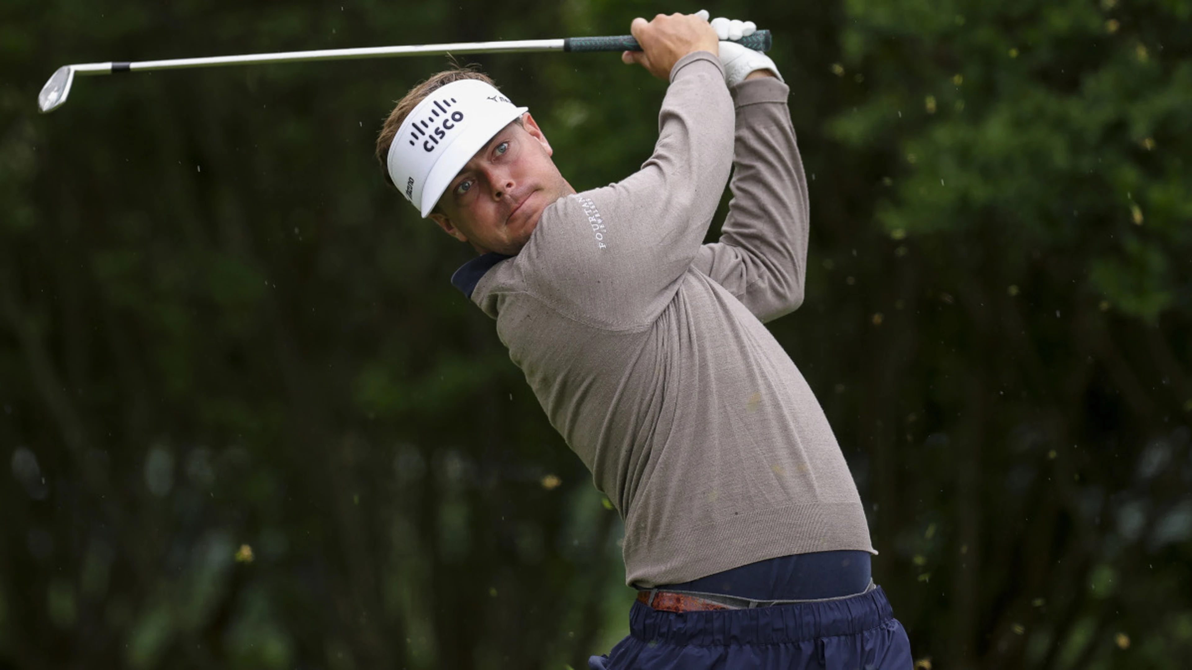 Mitchell leads, Lowry charges and Rory five back at rainy Truist
