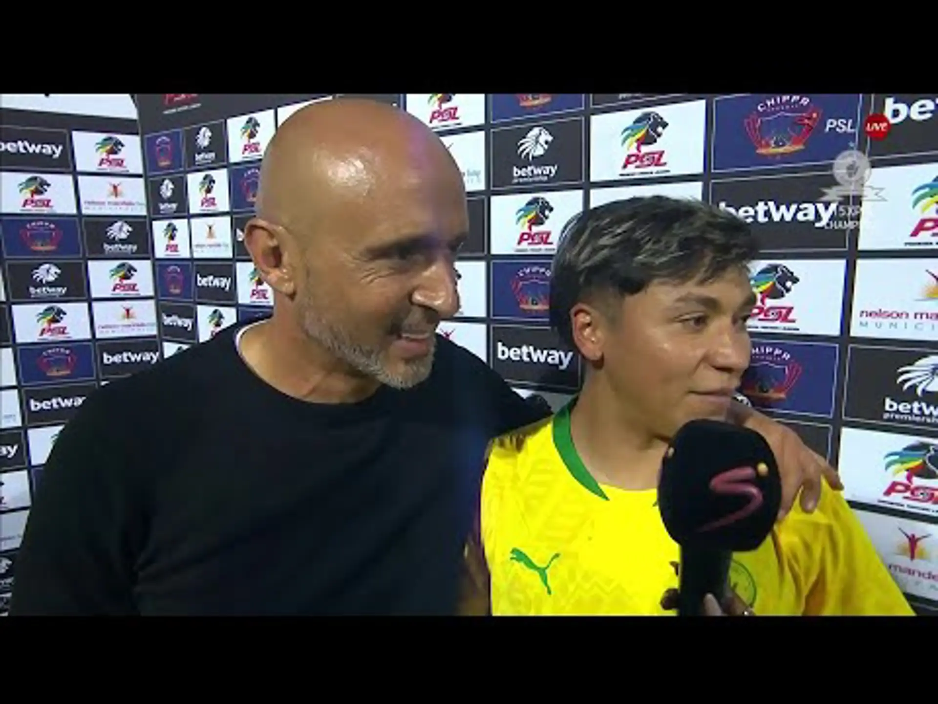 Post-match Interviews with Allende and Cardoso | Betway Premiership