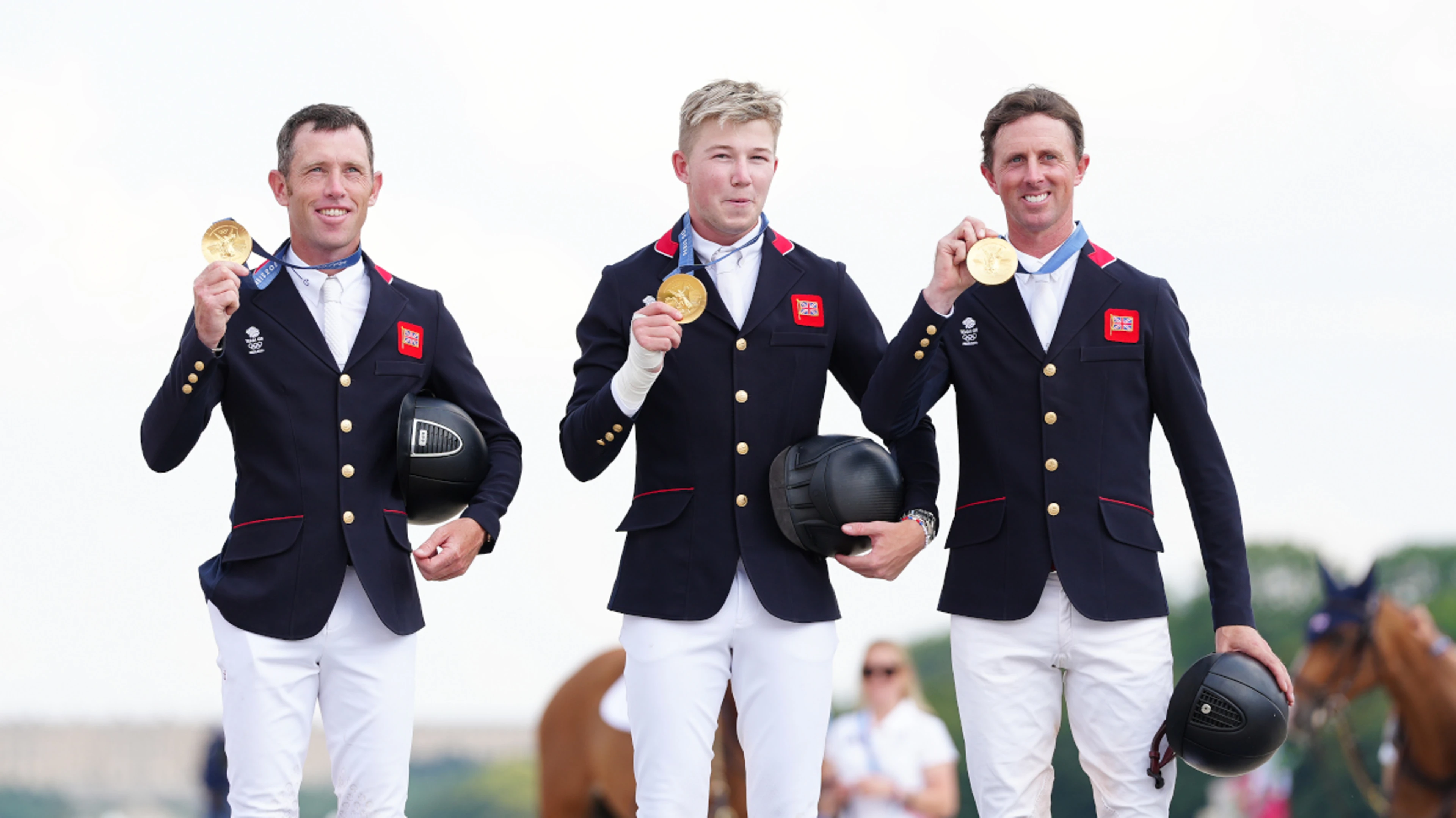 Britain win team jumping gold ahead of US and France