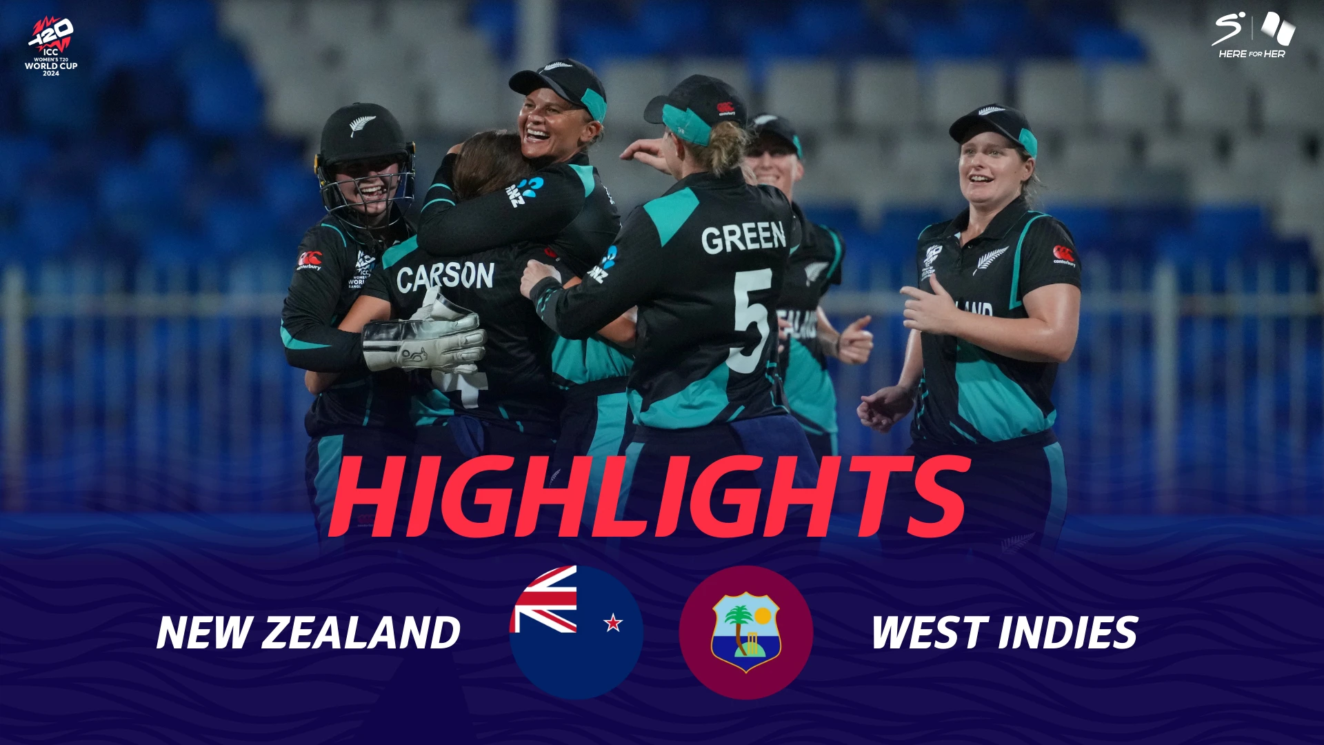 West Indies v New Zealand | SF2 | Match Highlights | ICC Women's T20 World Cup