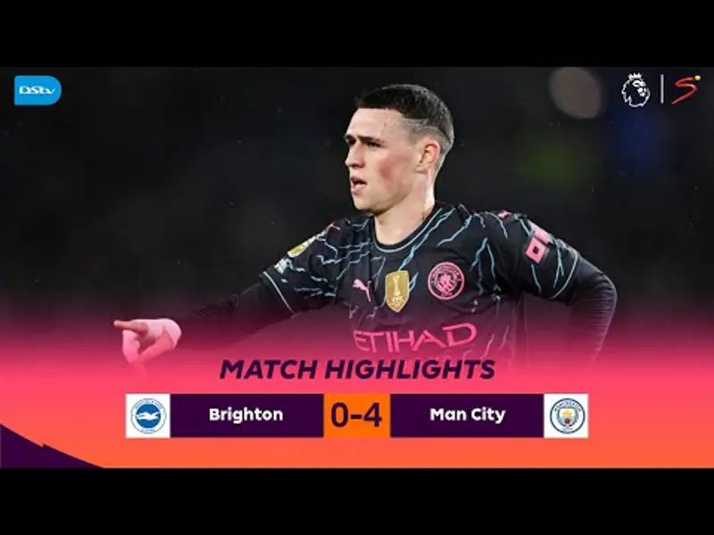 Brighton v Manchester City | Match in 3 Minutes | Premier League