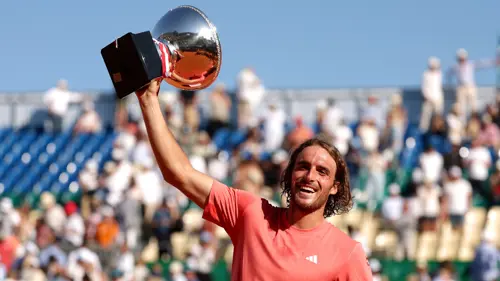 'Ruthless' Tsitsipas defeats Ruud for third Monte Carlo title