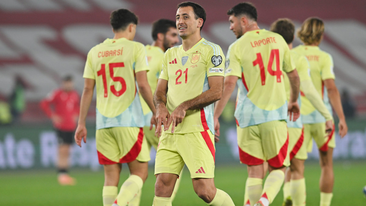 Spain virtually seal World Cup qualification in Georgia romp