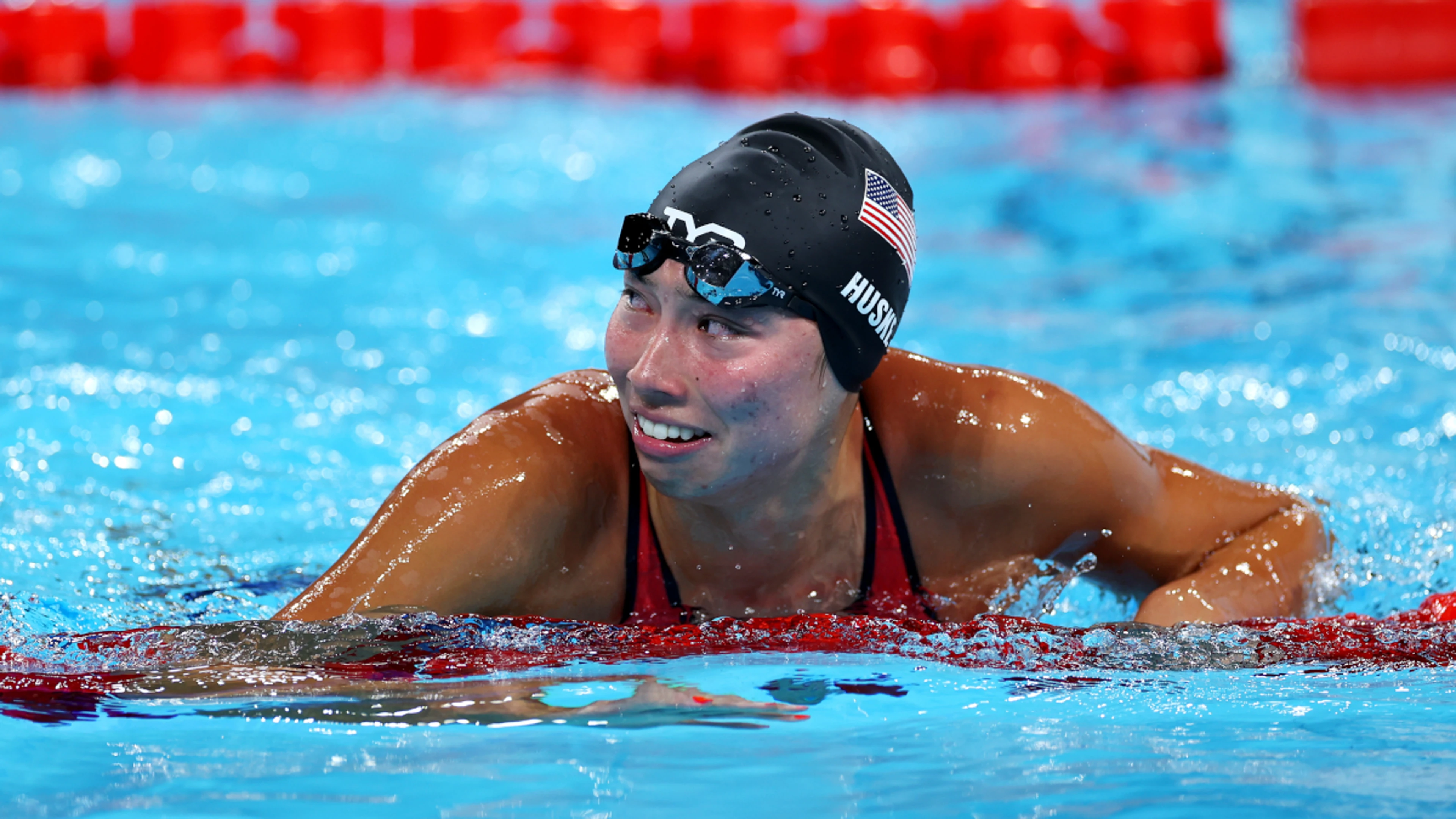 USA's Huske wins Olympic women's 100m butterfly gold