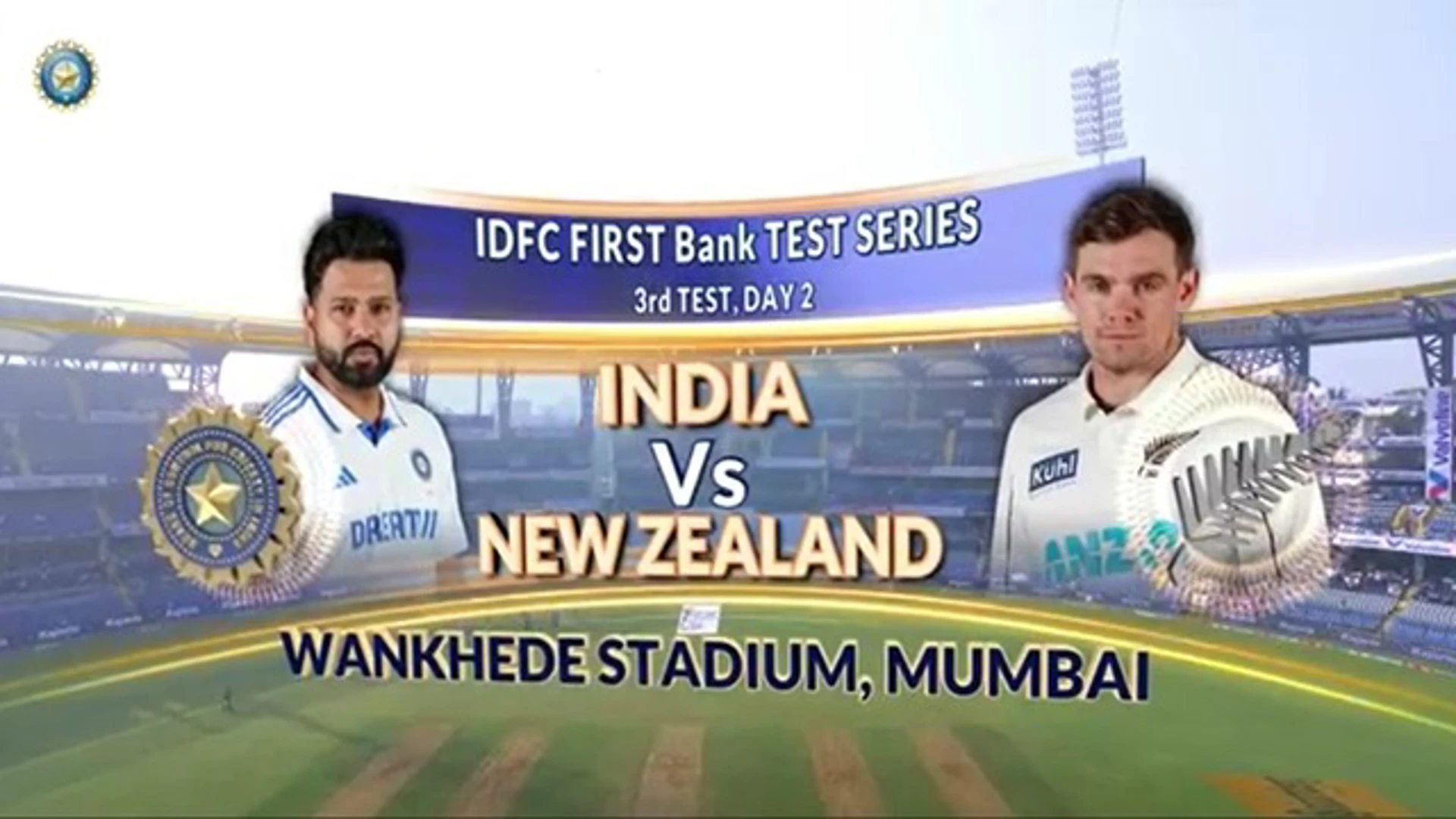 India v New Zealand | Match Highlights | 3rd Test Day 2