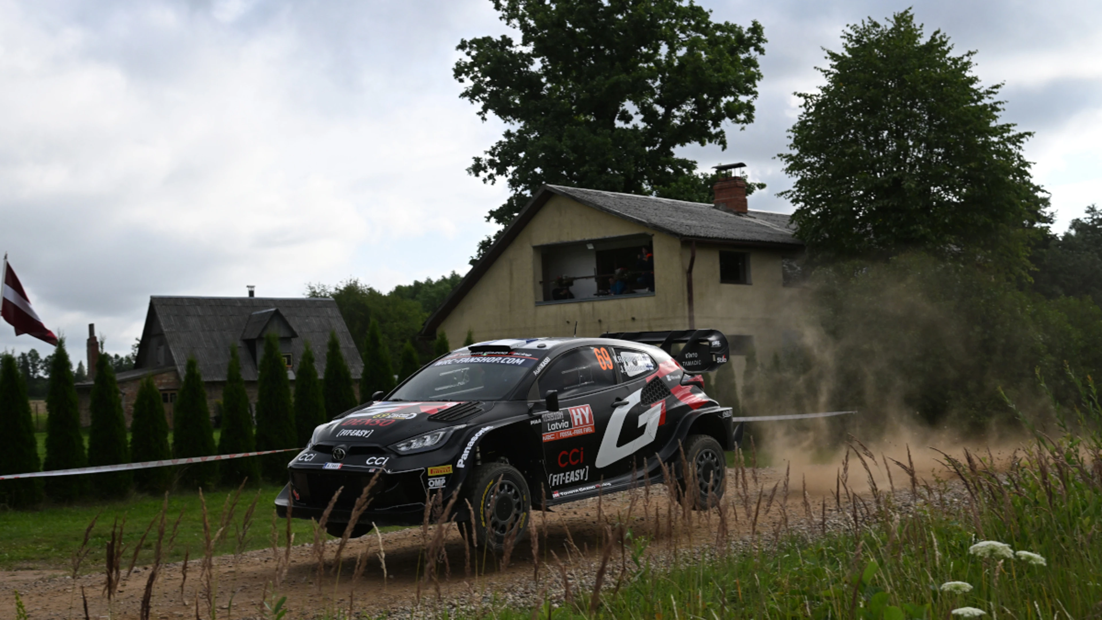 Rovanpera fends off home rookie hope at Rally Latvia