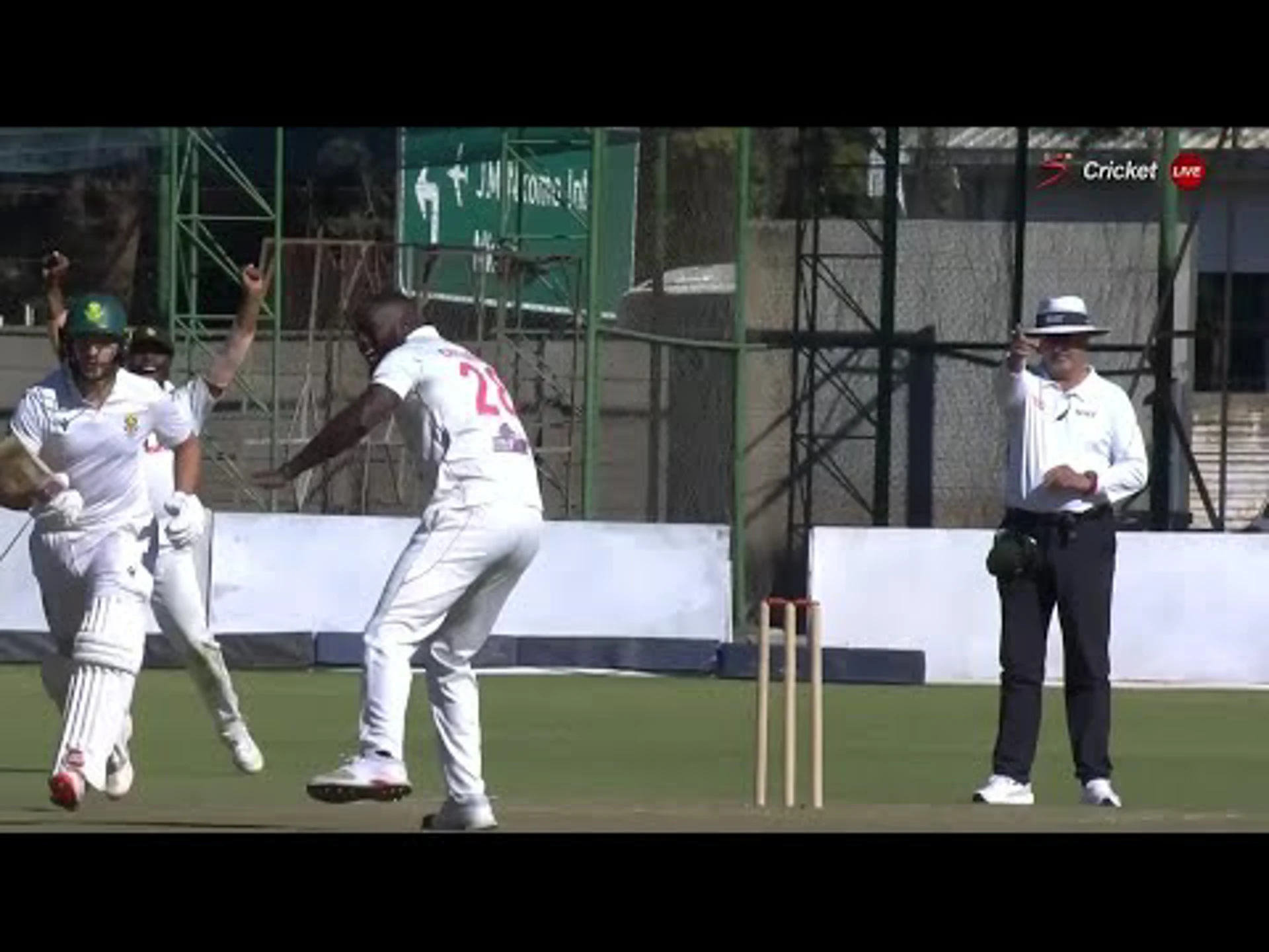 Zimbabwe v South Africa | 2nd Test | 1st day | Tanaka Chivanga 2