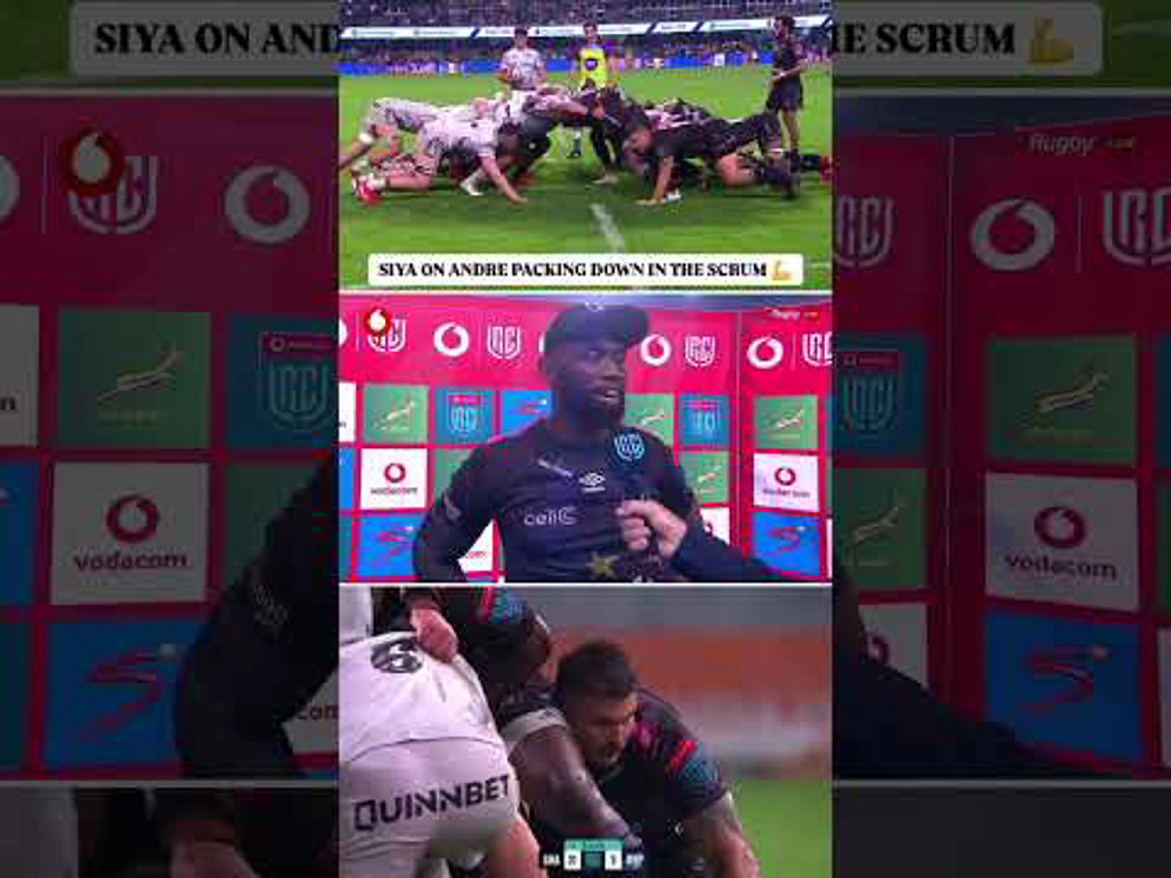 An honest day's work for a backline player