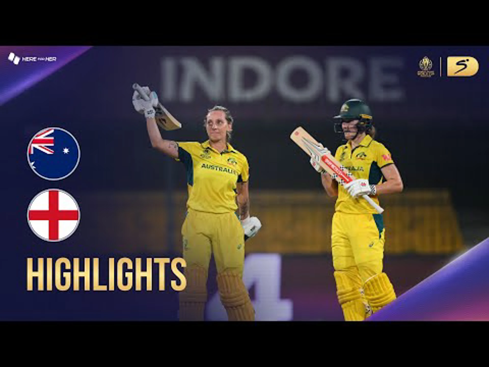 Australia W v England W | Match Highlights | ICC Women's CWC 2025