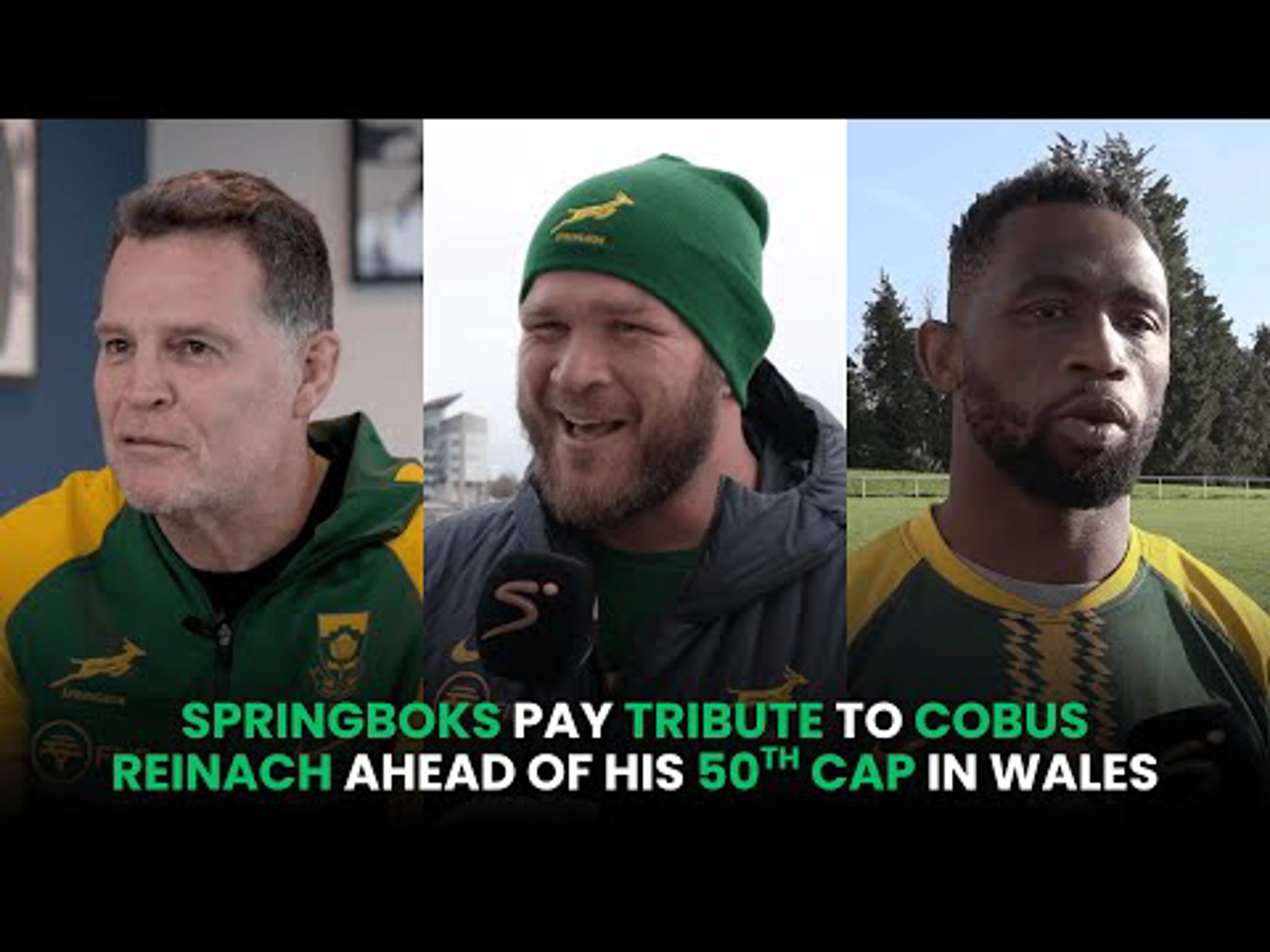 Rassie Erasmus, Siya Kolisi & Duane Vermeulen Pay Tribute To Cobus Reinach | What Goes On Tour