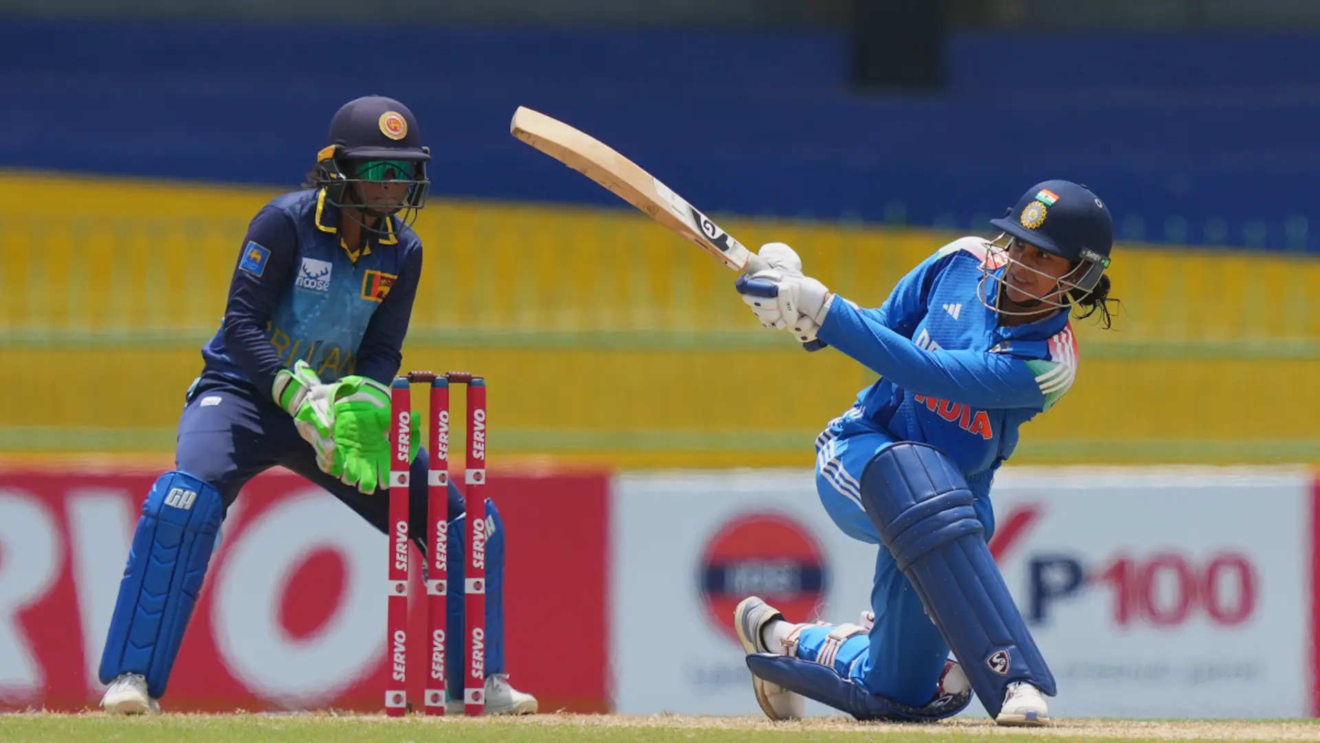 Mandhana ton leads India women to record 342