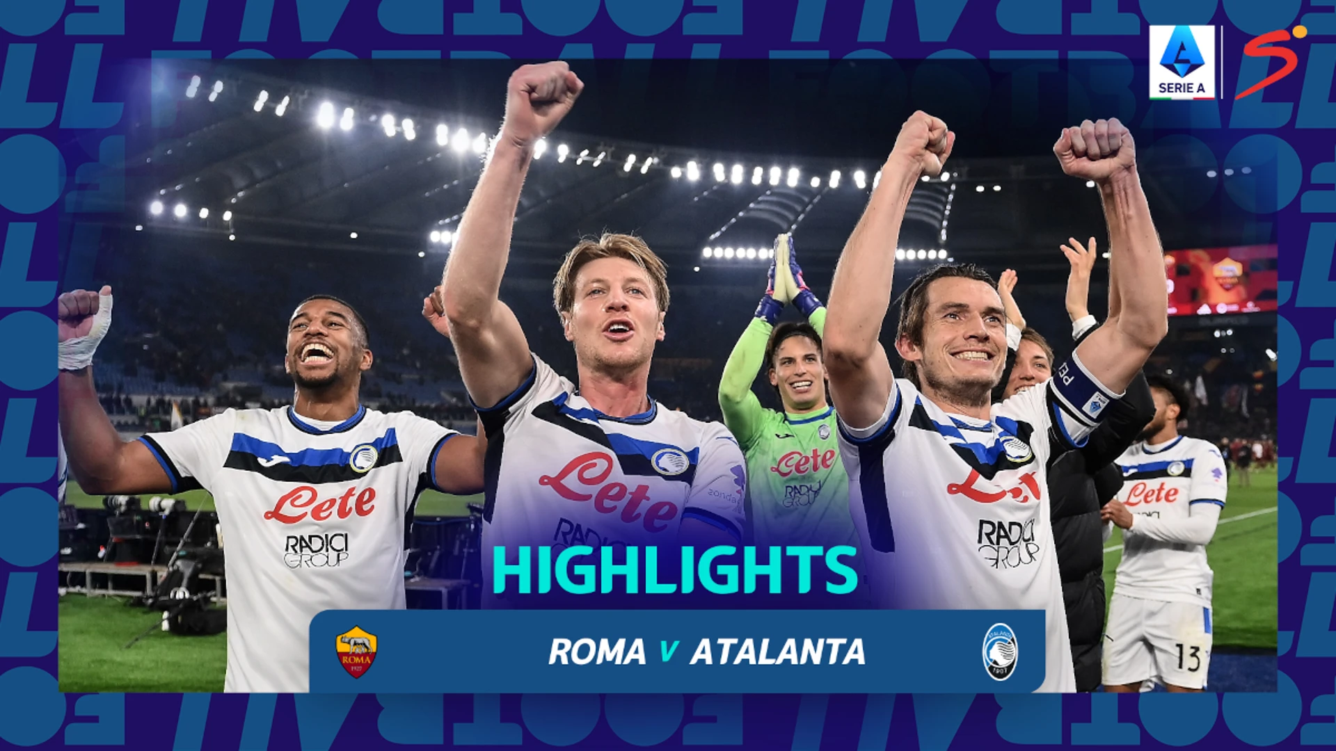 Roma v Atalanta | Match Highlights | Italian Serie A Matchday 14