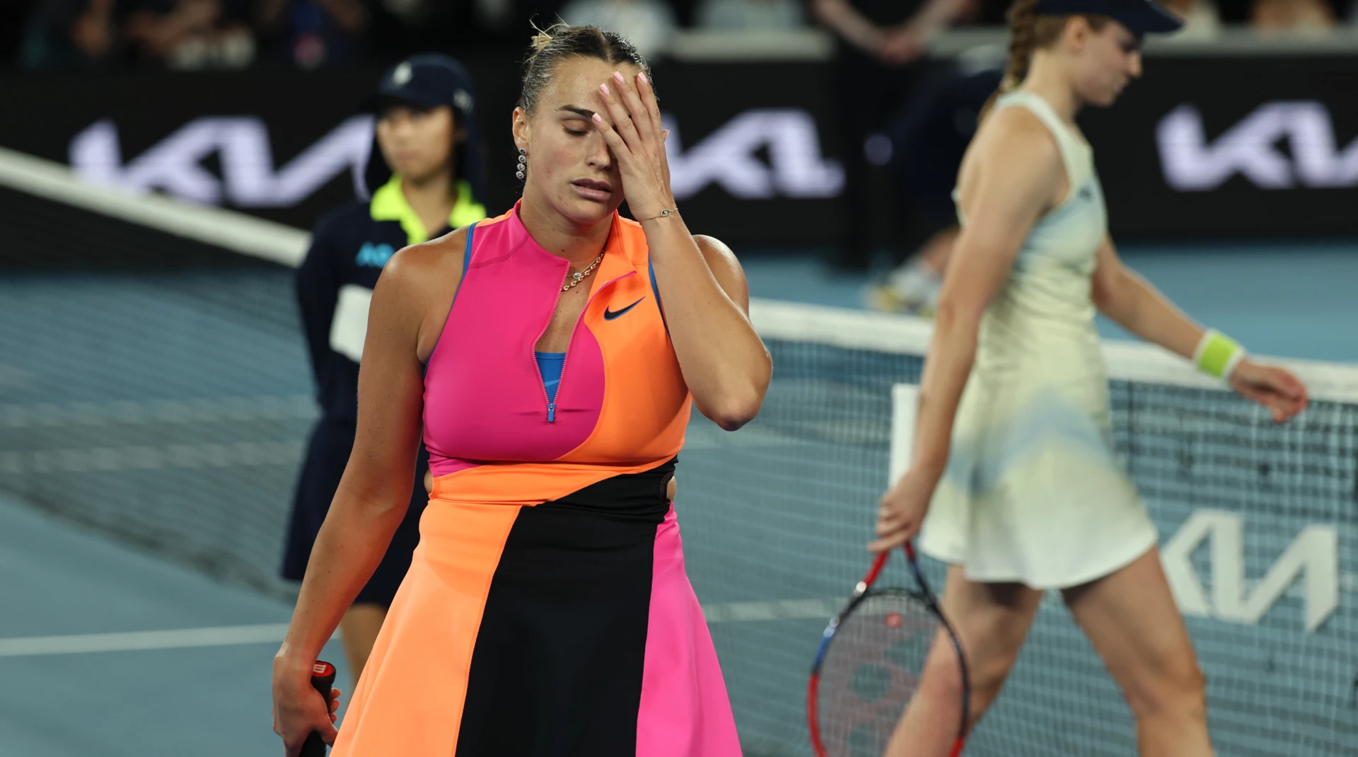 Sabalenka 'really upset' at blowing chances in Melbourne final loss