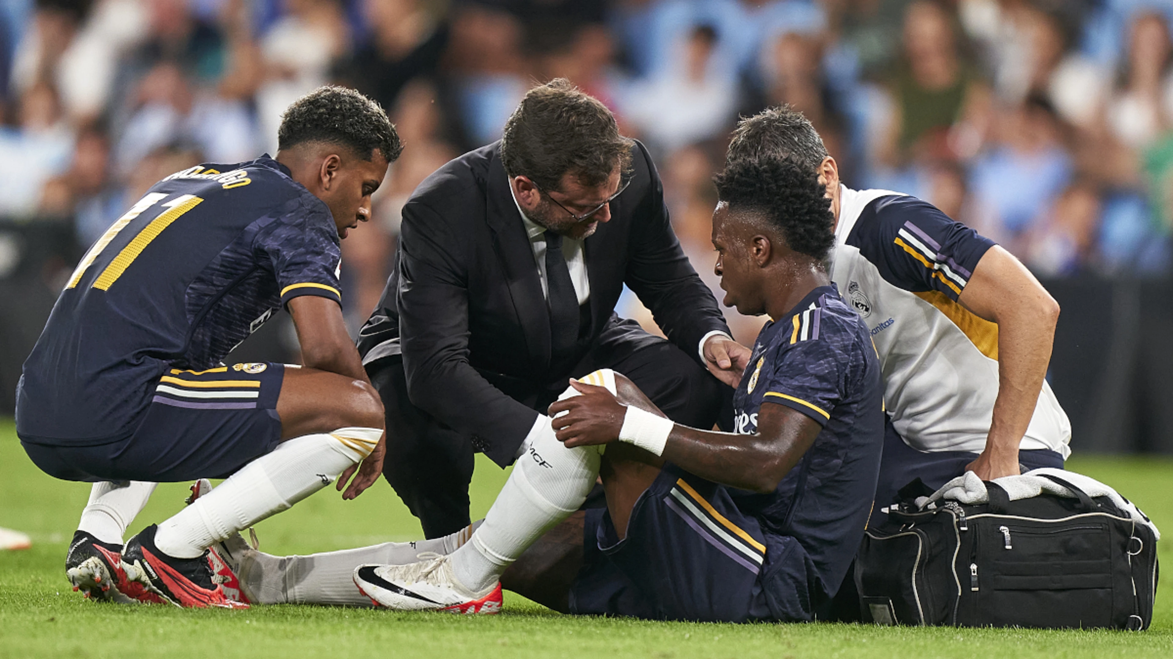 Vinicius to miss Getafe clash but injury not serious - Ancelotti