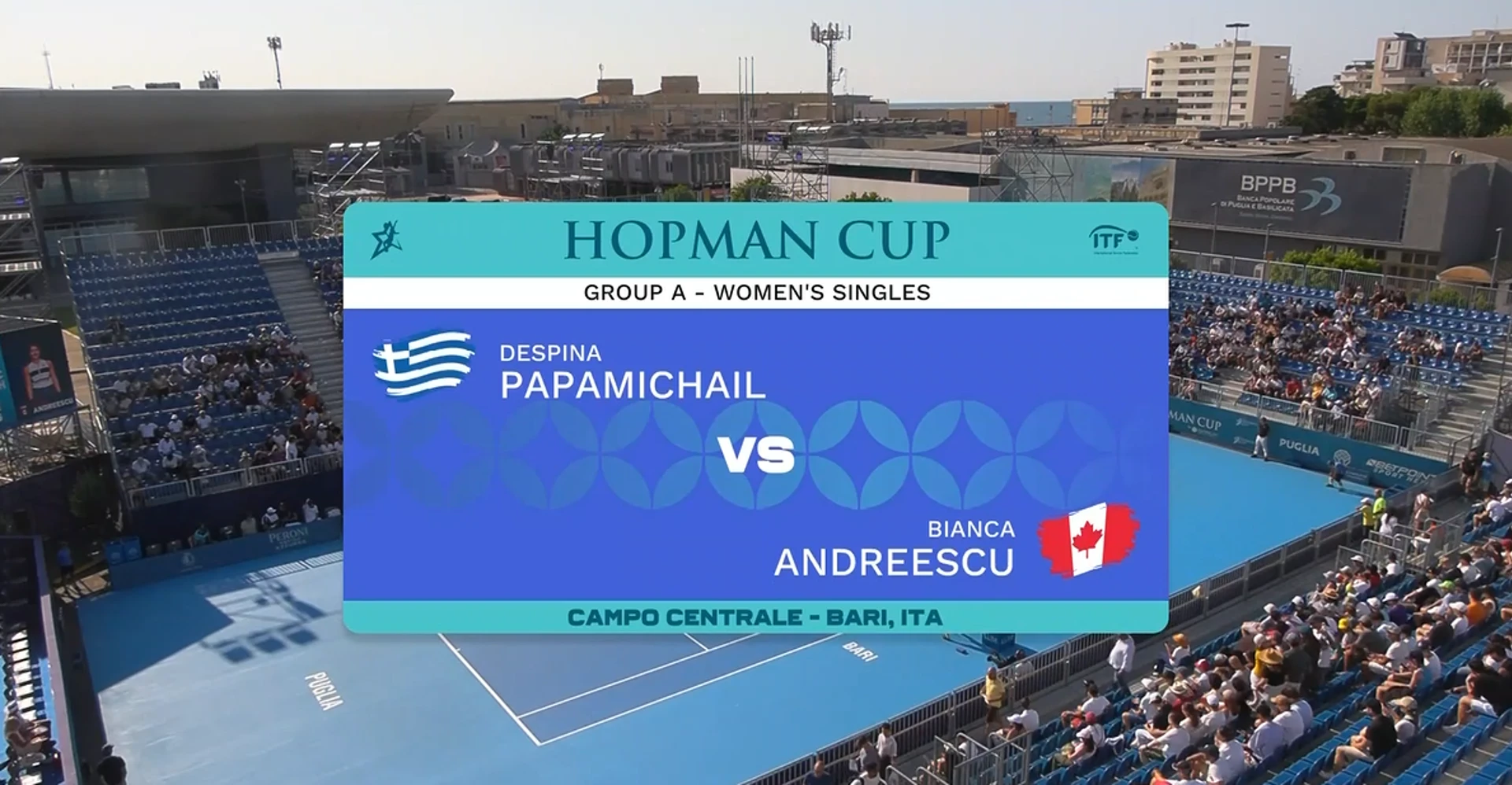 Papamichail v Bianca Andreescu | Match Highlights | Hopman Cup