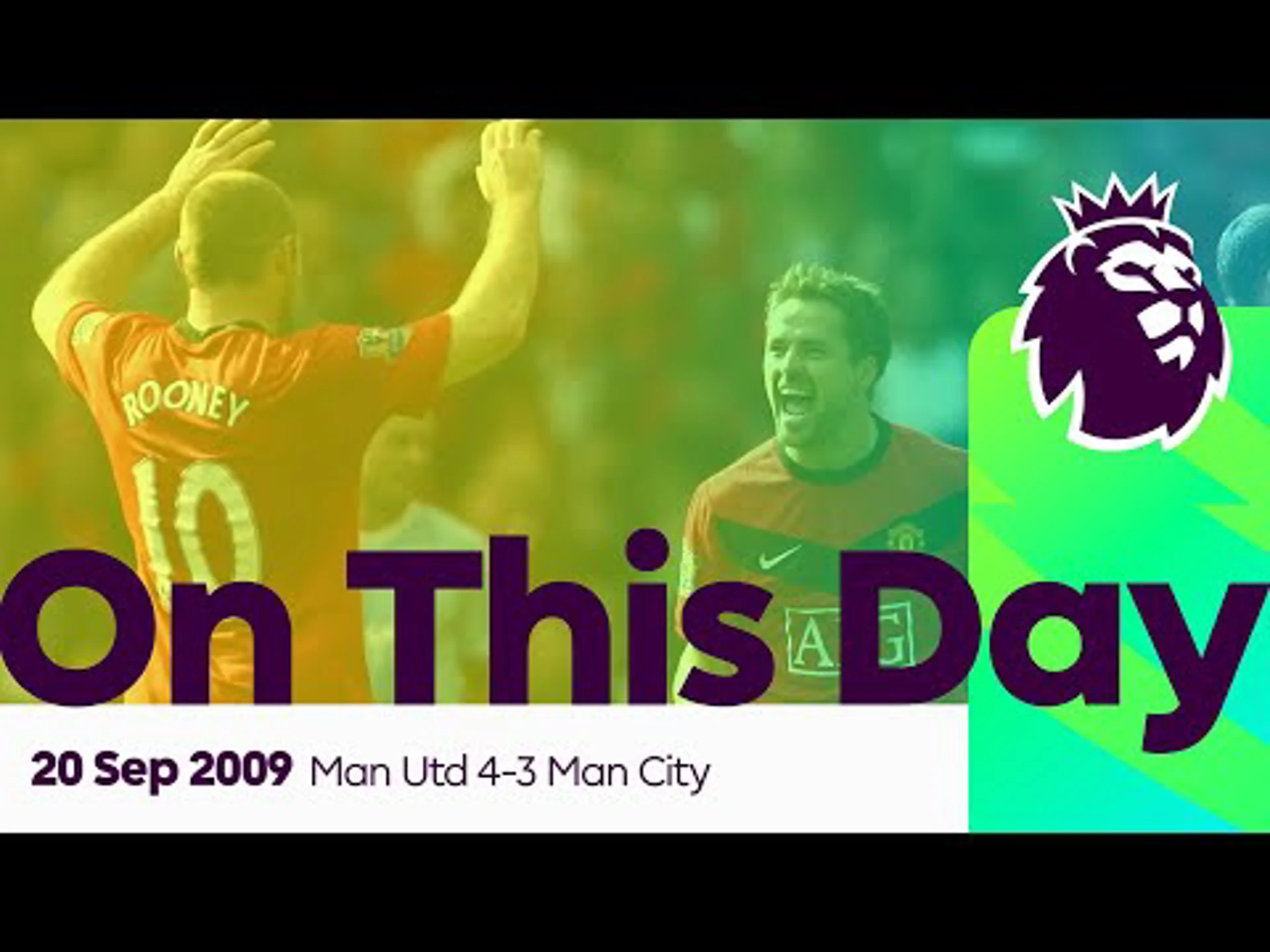 On This Day | THRILLER! Man Utd 4-3 Man City | Premier League