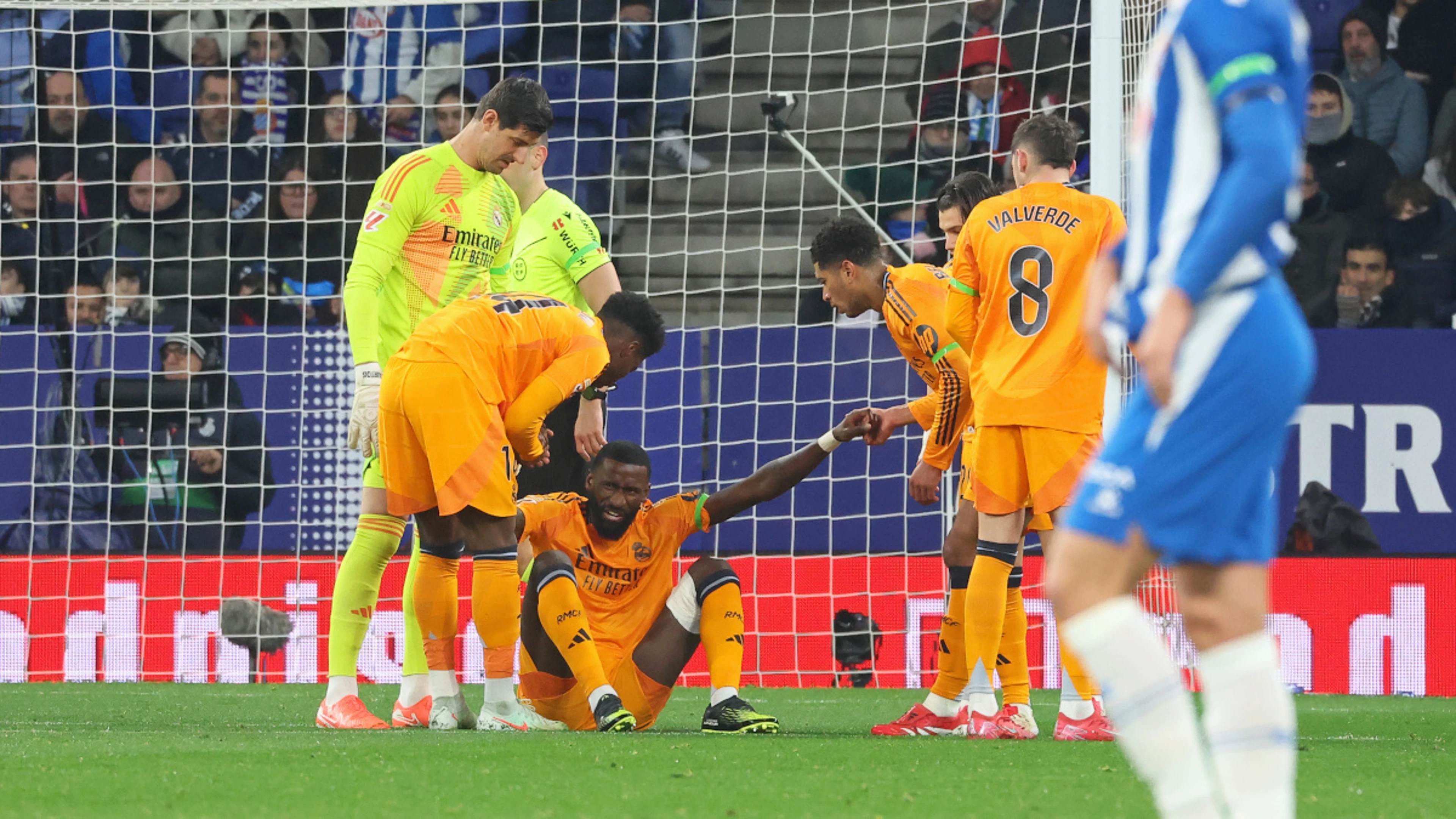 Real defender Rudiger sidelined with hamstring injury