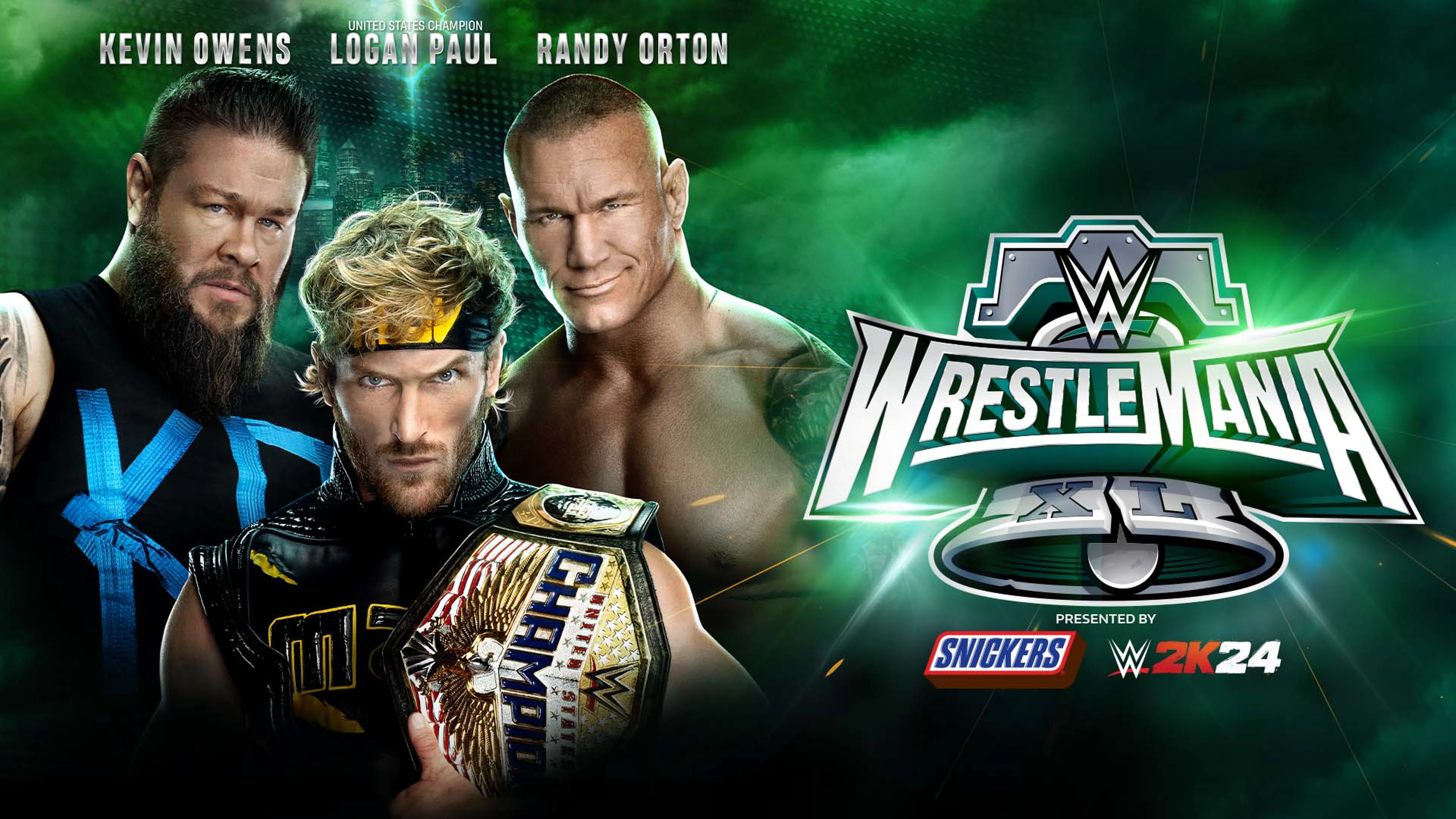 Logan Paul vs. Kevin Owens vs. Randy Orton for the United States Championship