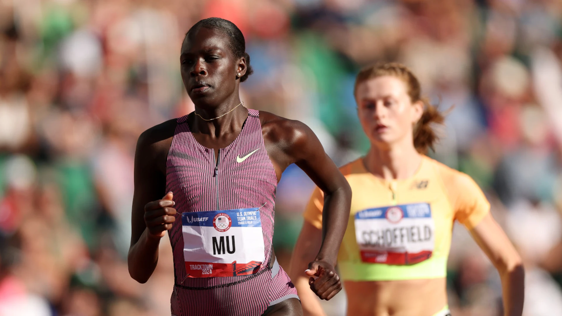 Olympic 800m champion Mu in tears as fall ends Paris dream