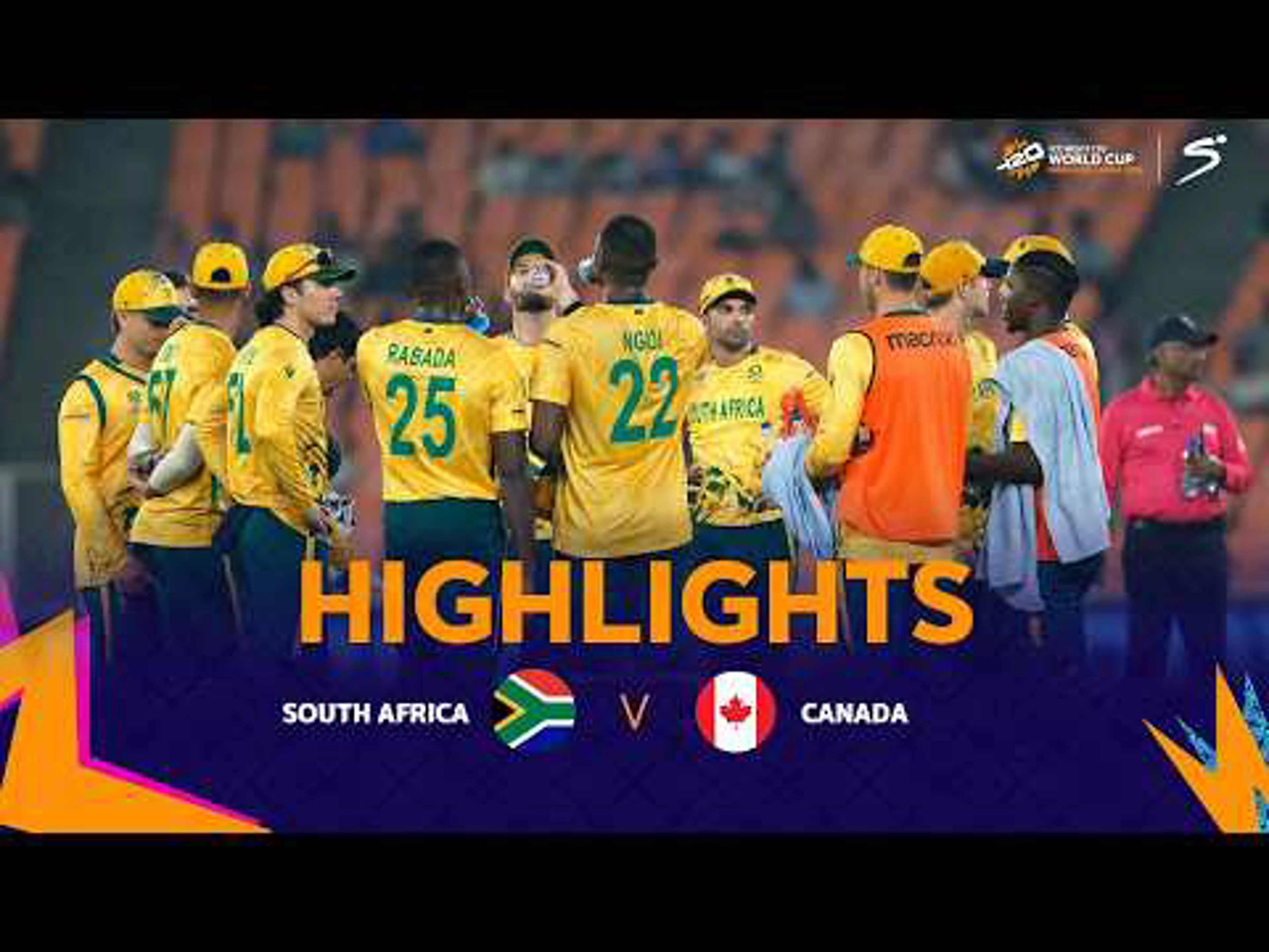 South Africa v Canada | Match Highlights | ICC T20 World Cup Group D