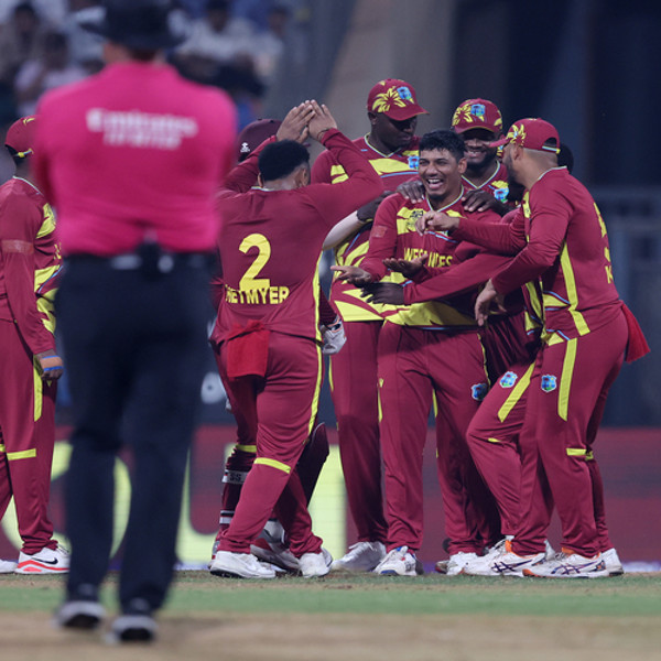 STATEMENT WIN: Windies blow away England
