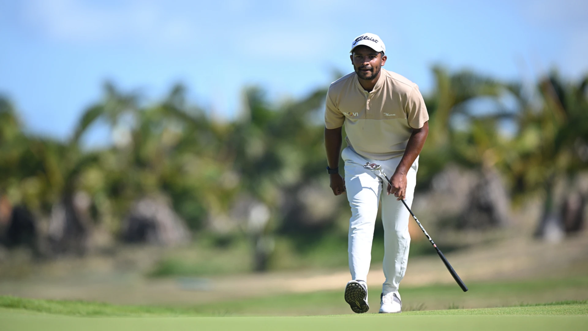 TIED FOR THE LEAD: SA's Naidoo chasing first DP World Tour title