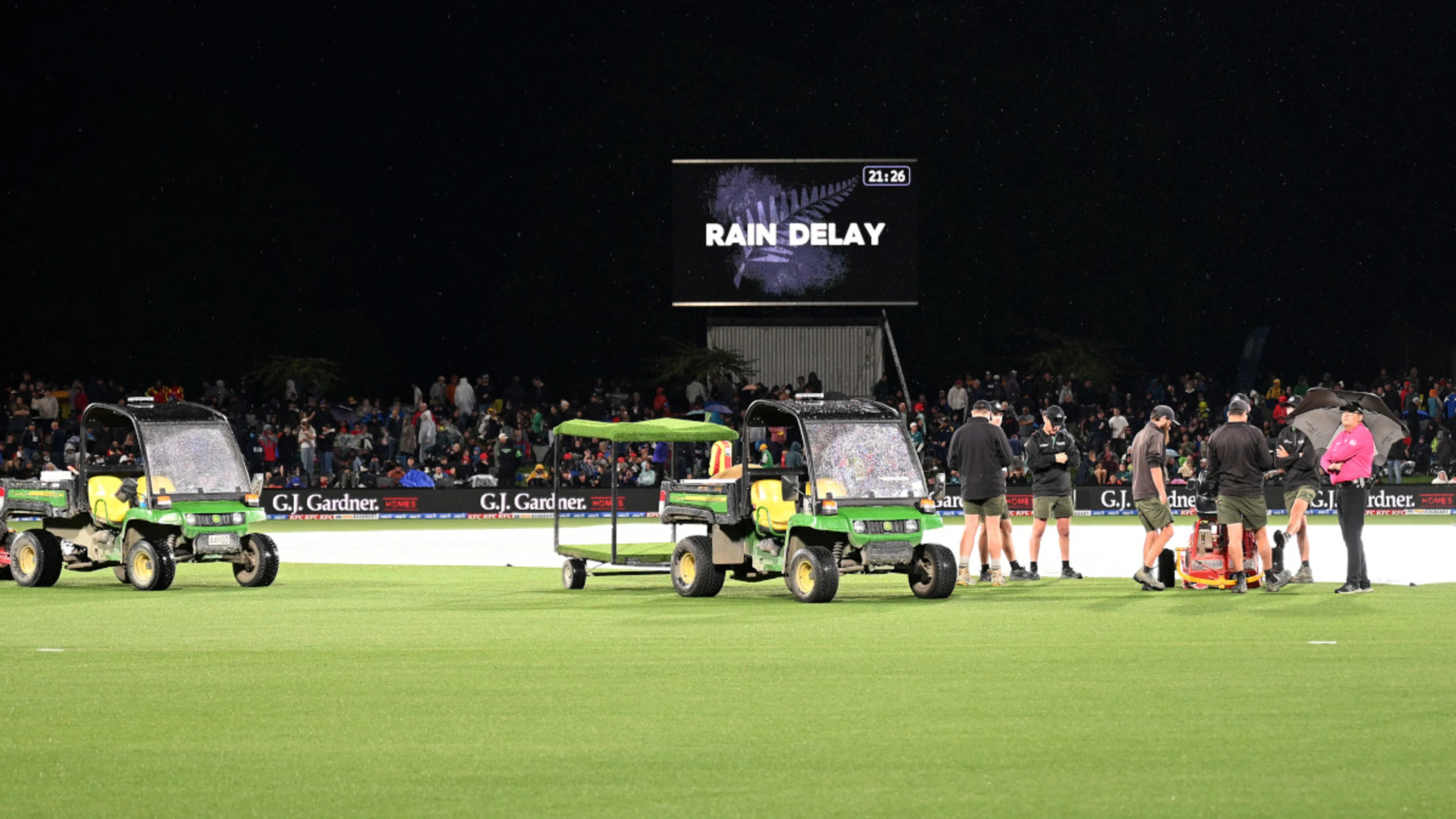 New Zealand v England T20 series opener abandoned due to rain