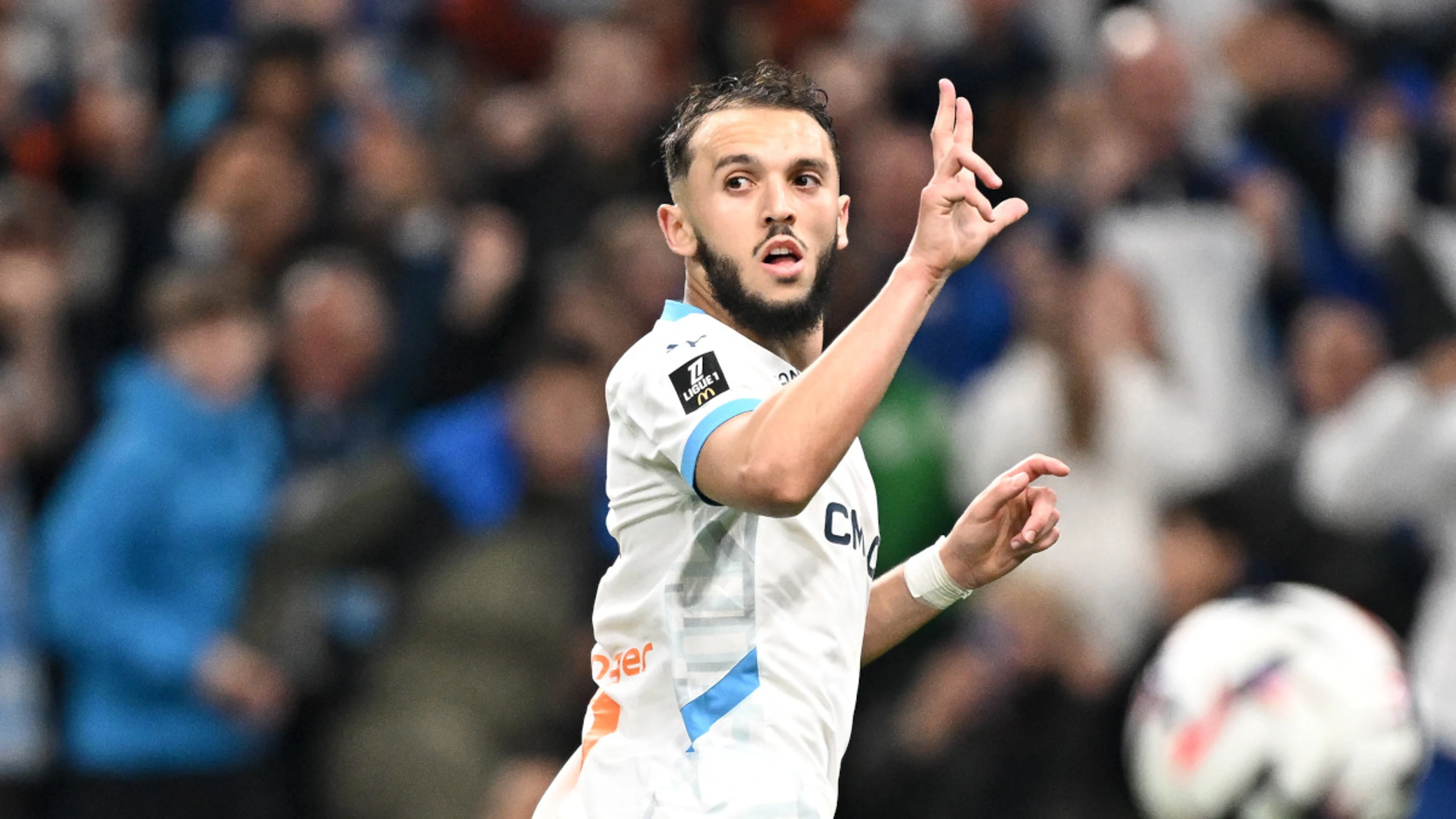 Gouiri hat-trick guides Marseille back to second in Ligue 1