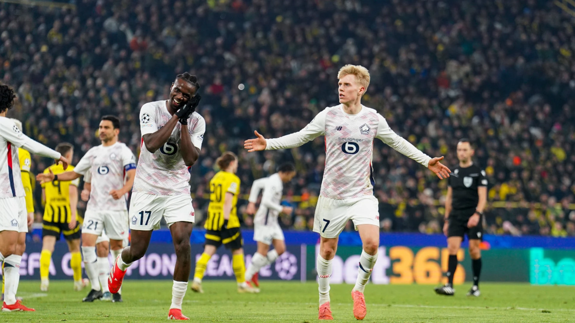 Lille snatch draw at Dortmund in Champions League first leg