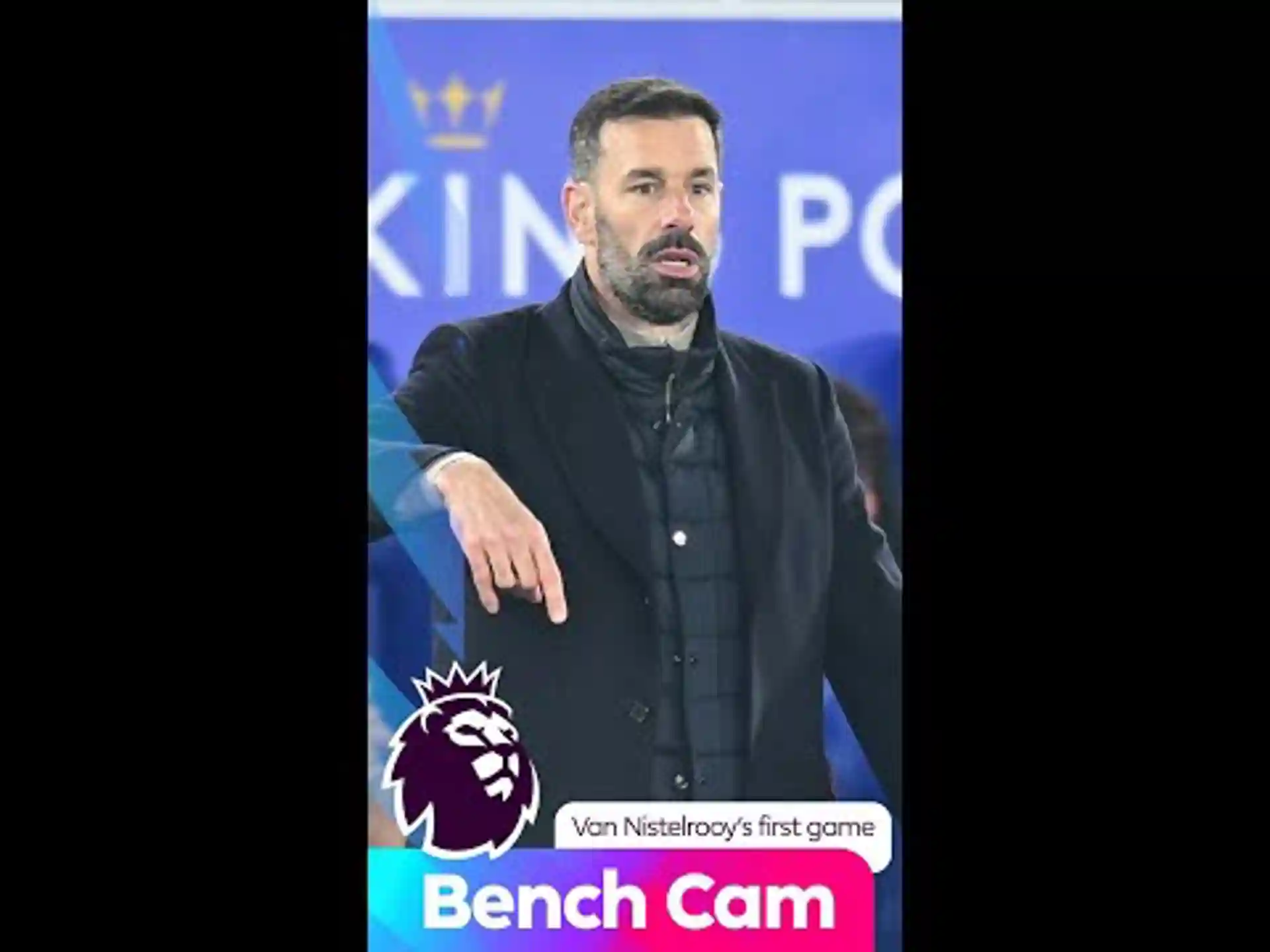 Bench Cam | Ruud van Nistelrooy's first game in charge of Leicester!