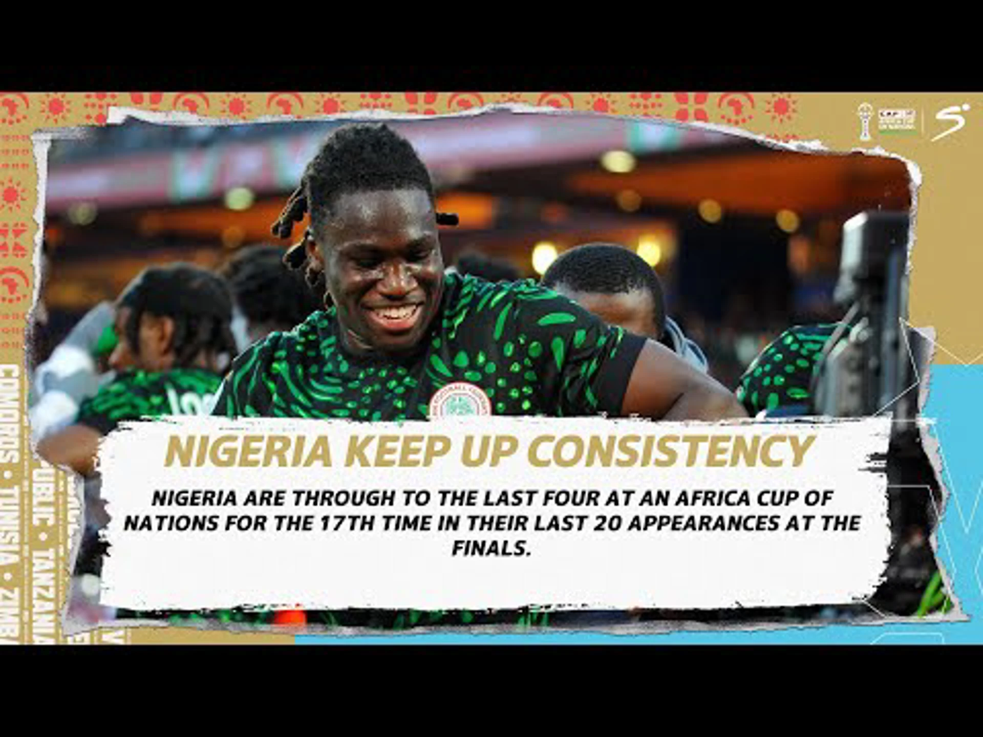 Nigeria keep up consistent record | AFCON 2025