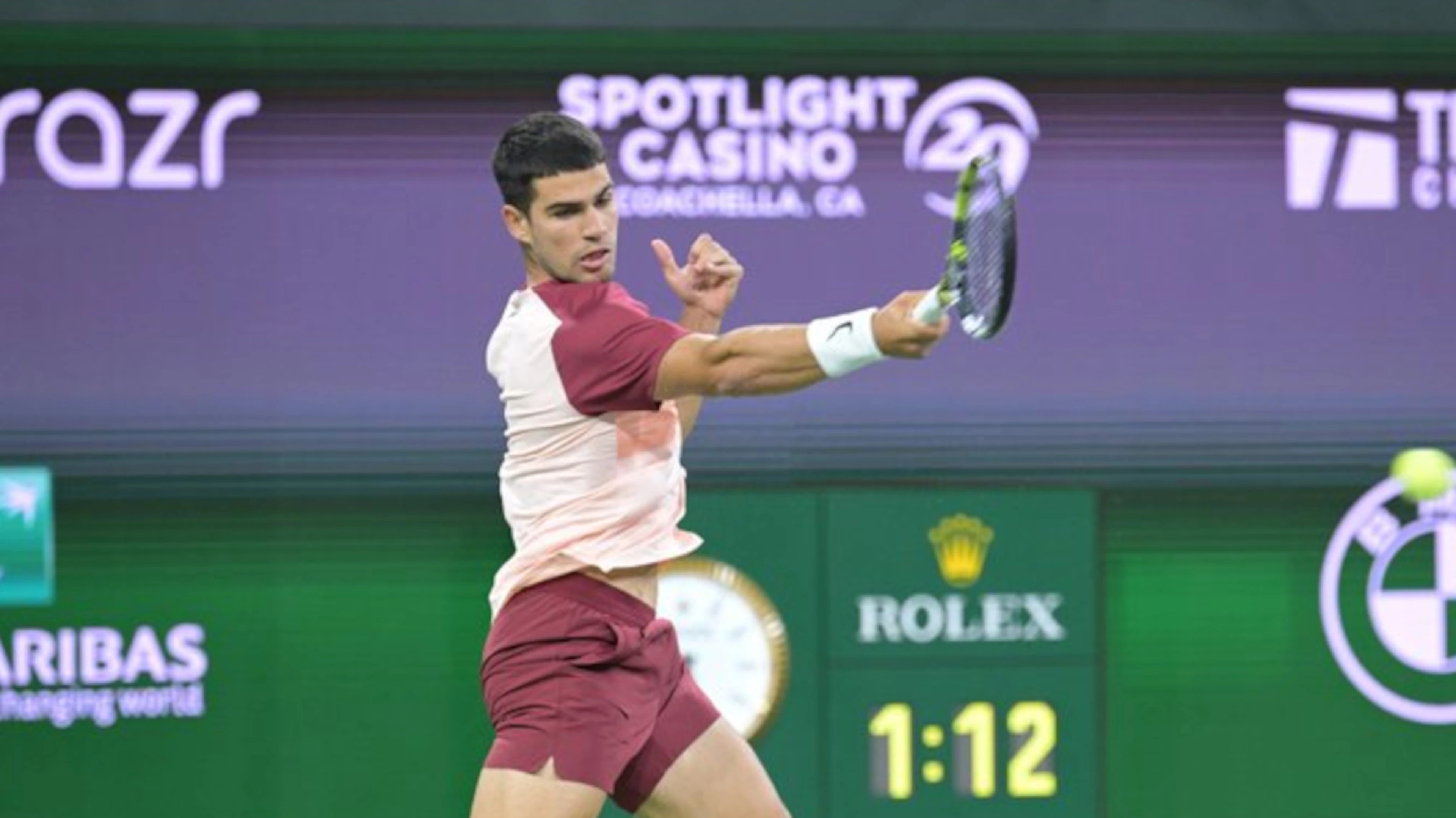 Alcaraz 'upset about myself' in nervy loss at Indian Wells