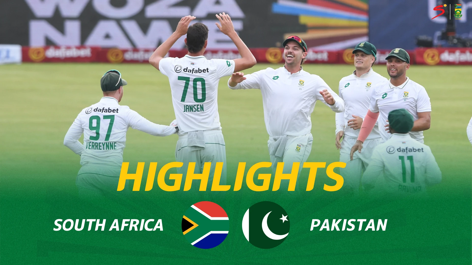 South Africa v Pakistan | Short Highlights | 1st Test Day 2