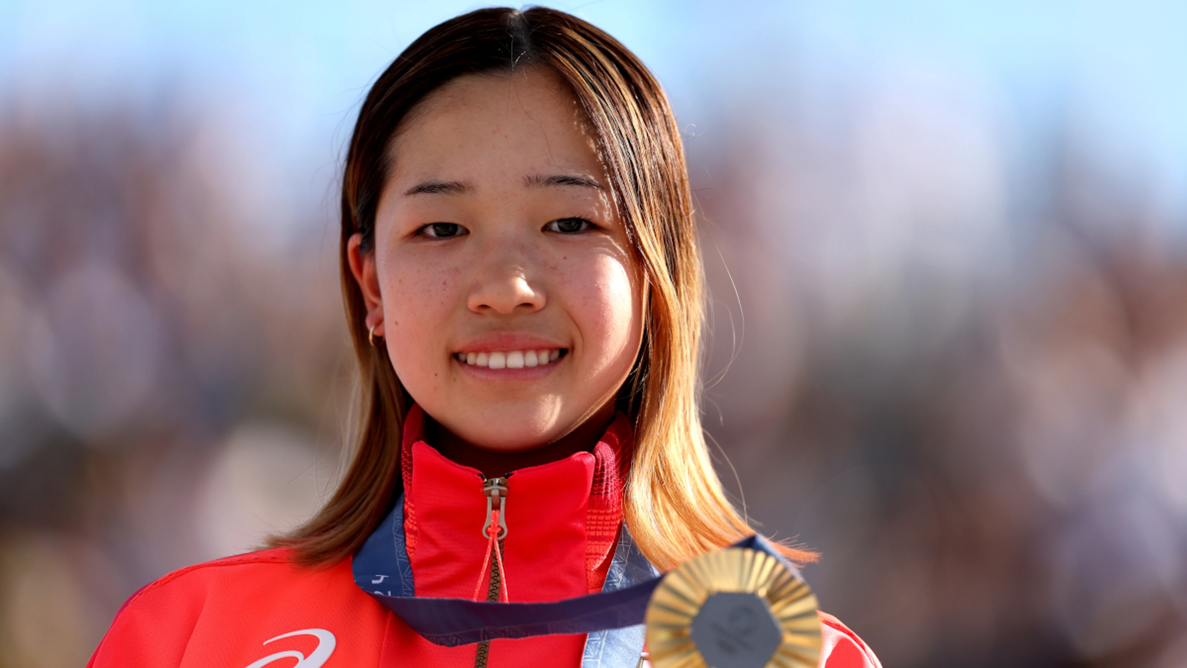 Japan's Yoshizawa, 14, makes a big leap to land Olympic skateboard gold