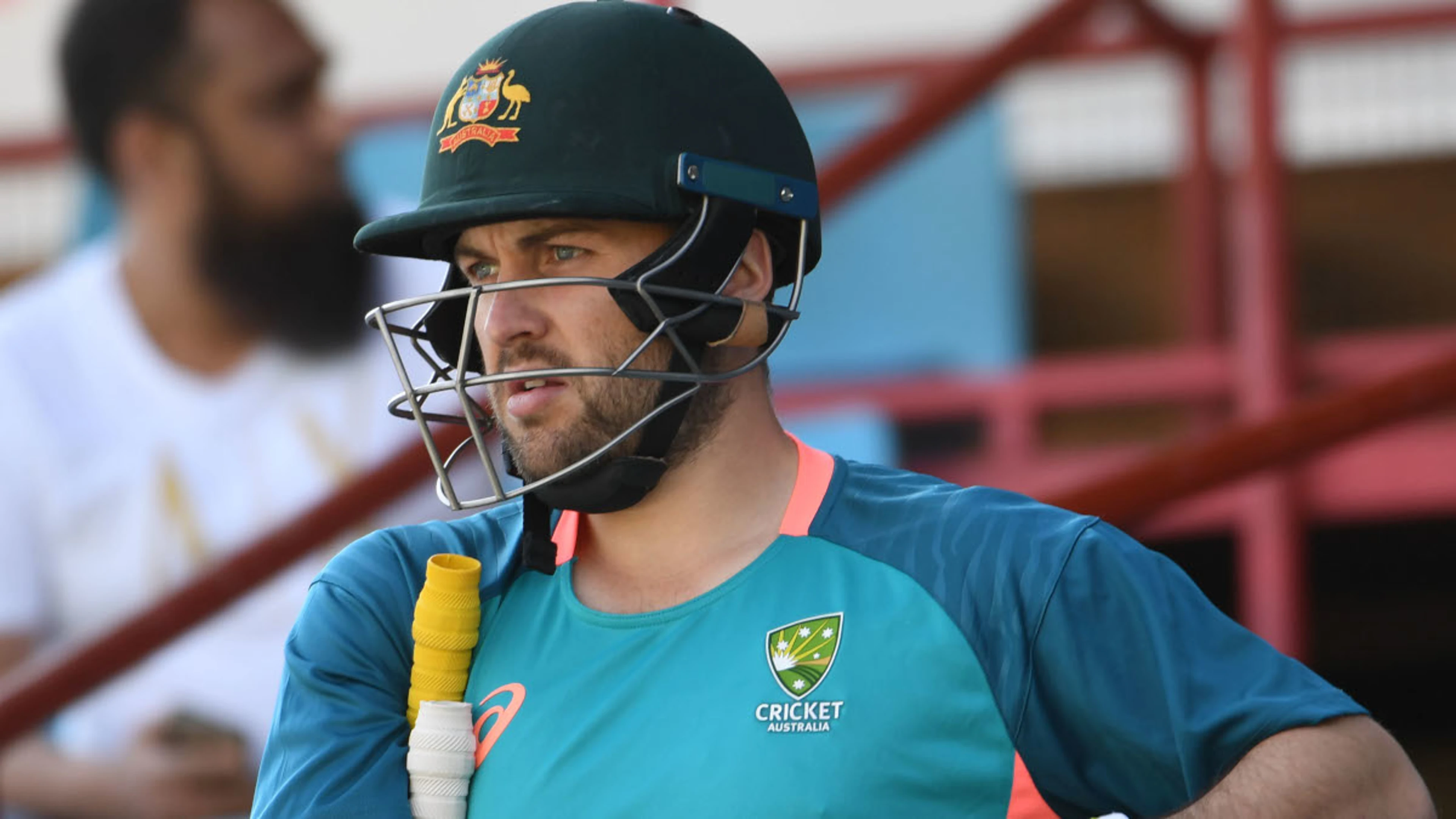 Australian players have to get used to neck protectors - Inglis