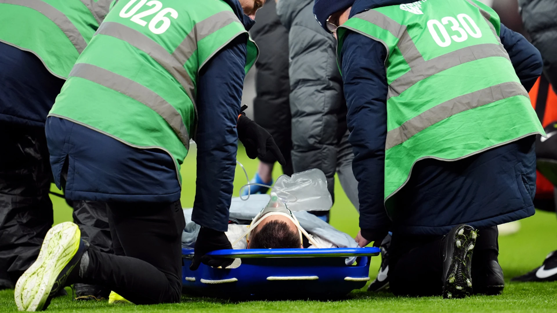 Tottenham star Bentancur 'conscious' after head injury in Liverpool clash