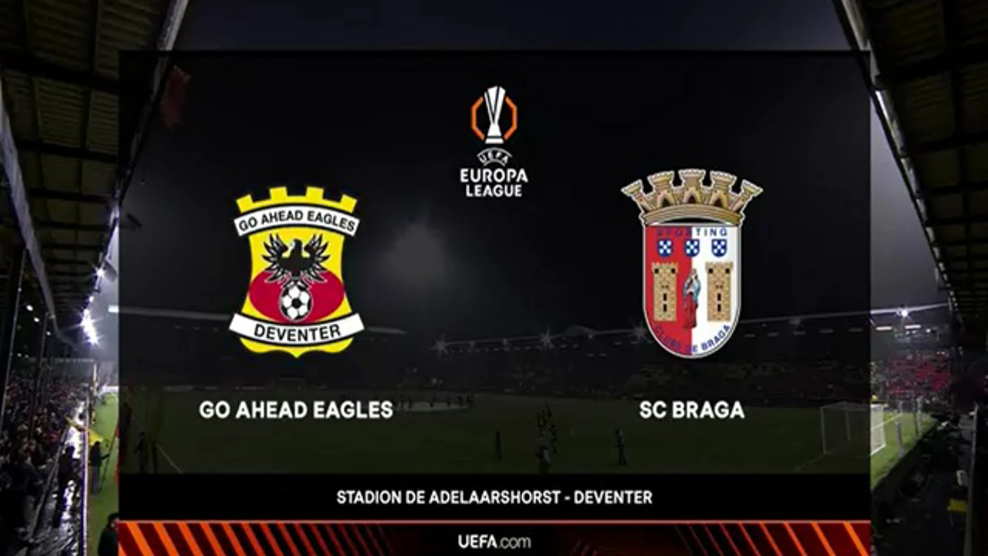 Go Ahead Eagles v Braga | Match Highlights UEFA Europa League
