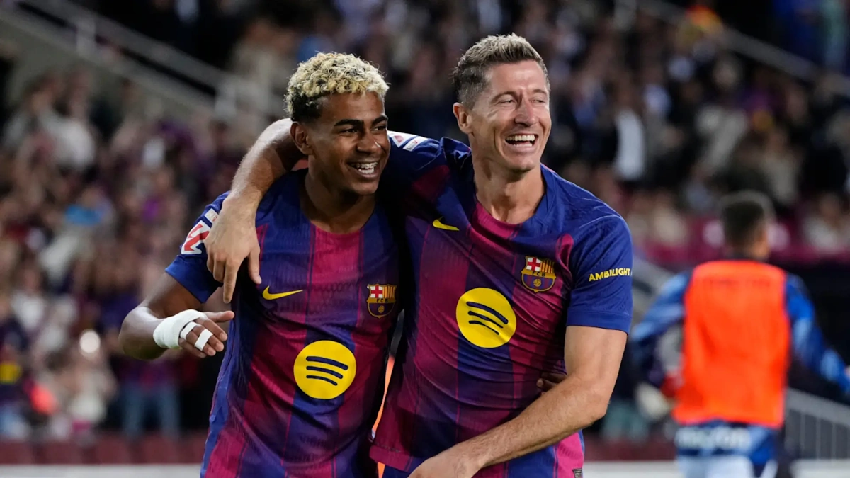 YAMAL RETURNS: Barca beat Real Sociedad to top LaLiga