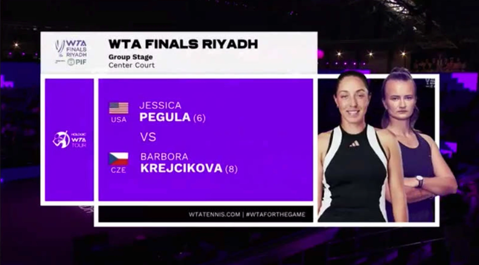 Jessica Pegula Barbora Krejcikova | Match Highlights | WTA Finals