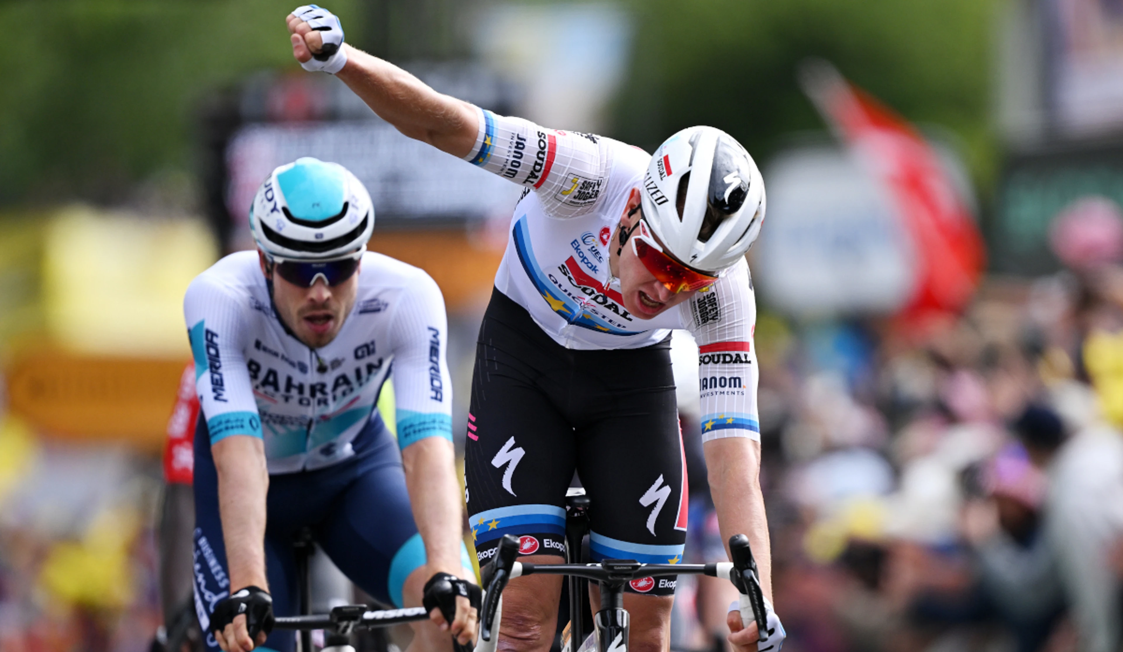 Belgian Merlier wins crash-marred Tour de France stage