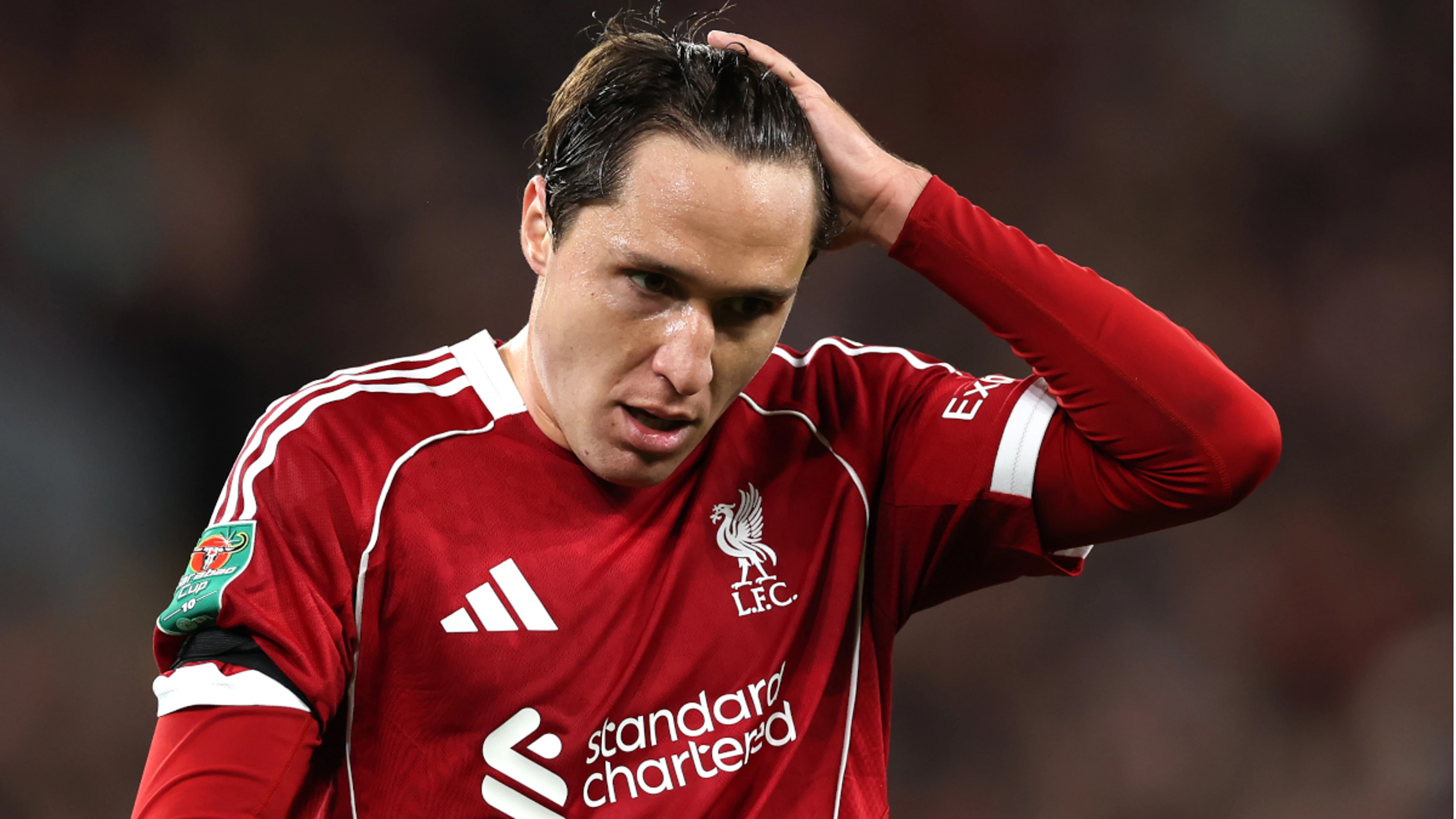 Liverpool without Chiesa for Galatasaray clash as coach Slot demands response