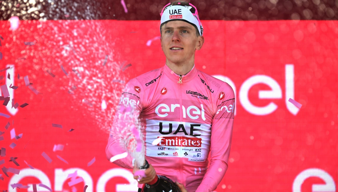 Pogacar soars to landmark Giro stage win on snow-capped peak