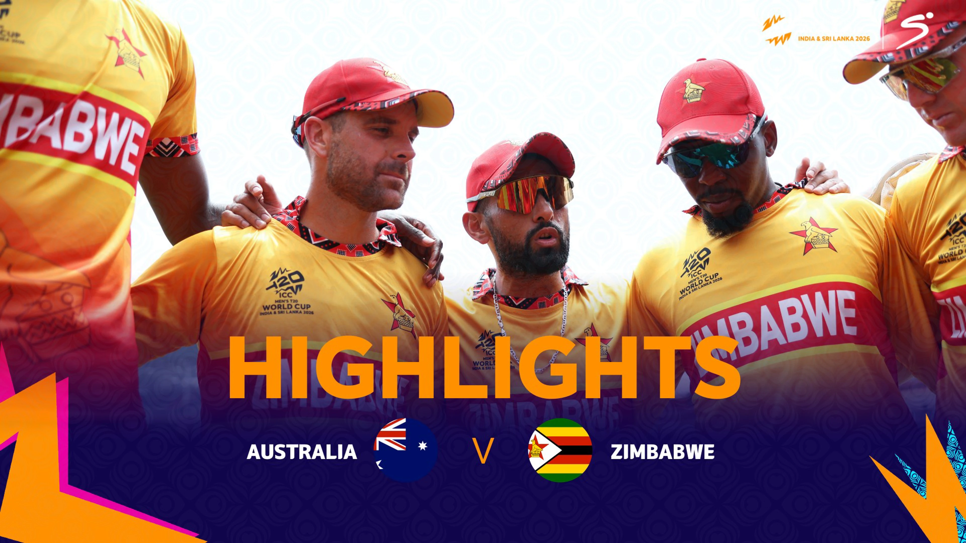 Australia v Zimbabwe | Match Highlights | ICC T20 World Cup Group B