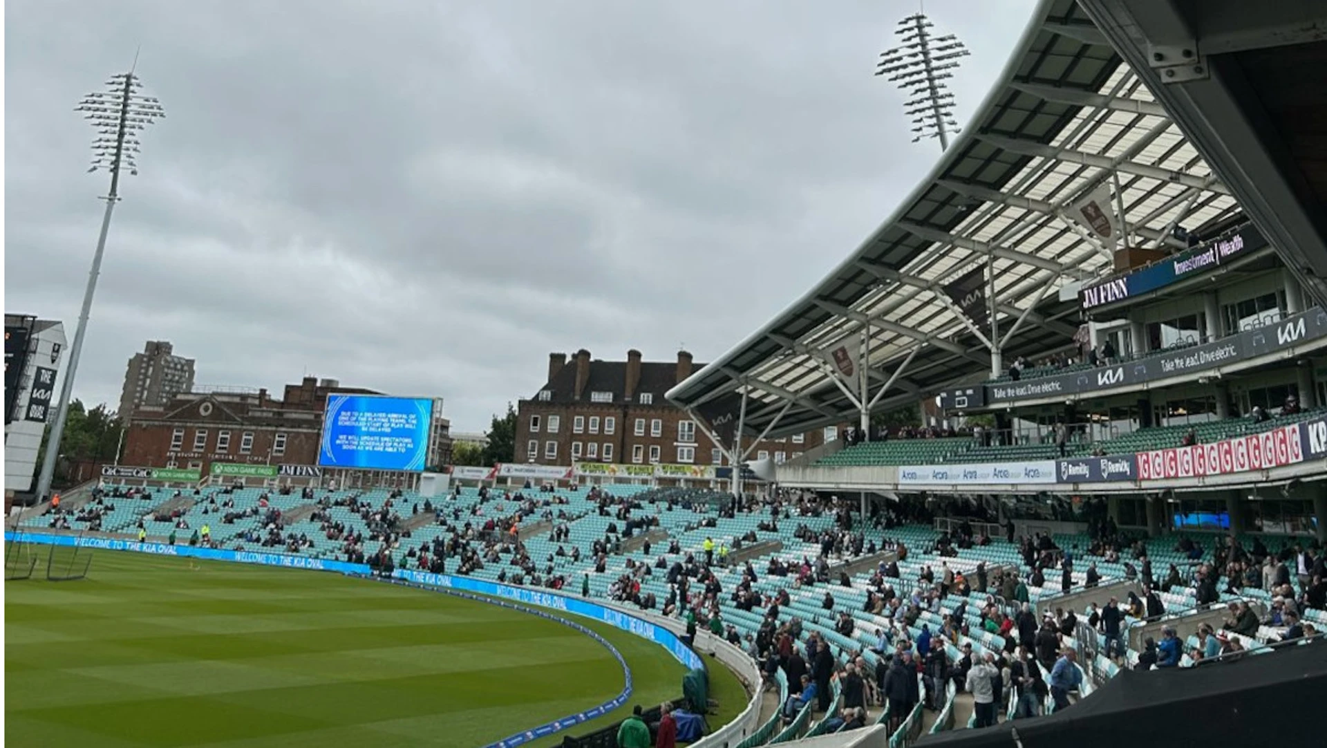Traffic jam delays start of England v West Indies ODI