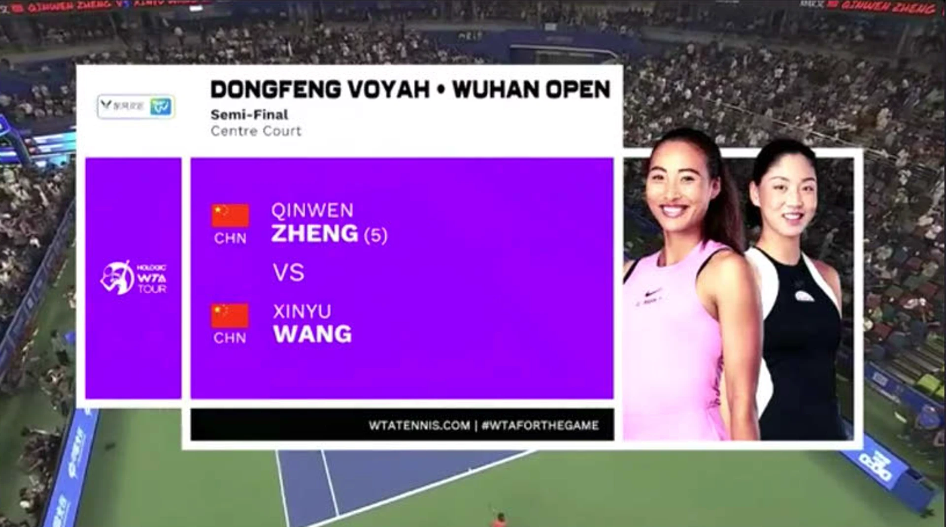 Qinwen Zheng v Wang Xinyu | Match Highlights | WTA 1000